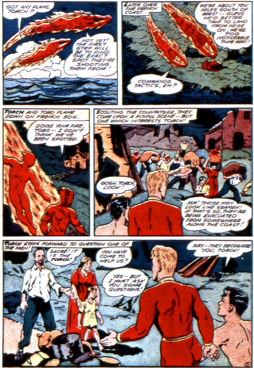 Read online The Human Torch (1940) comic -  Issue #12 - 8