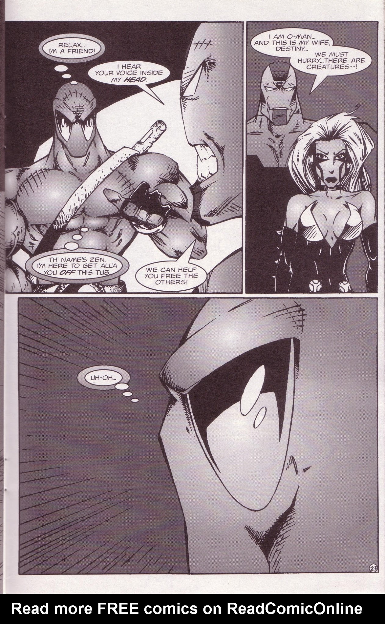 Read online Zen Intergalactic Ninja: Starquest comic -  Issue #7 - 25