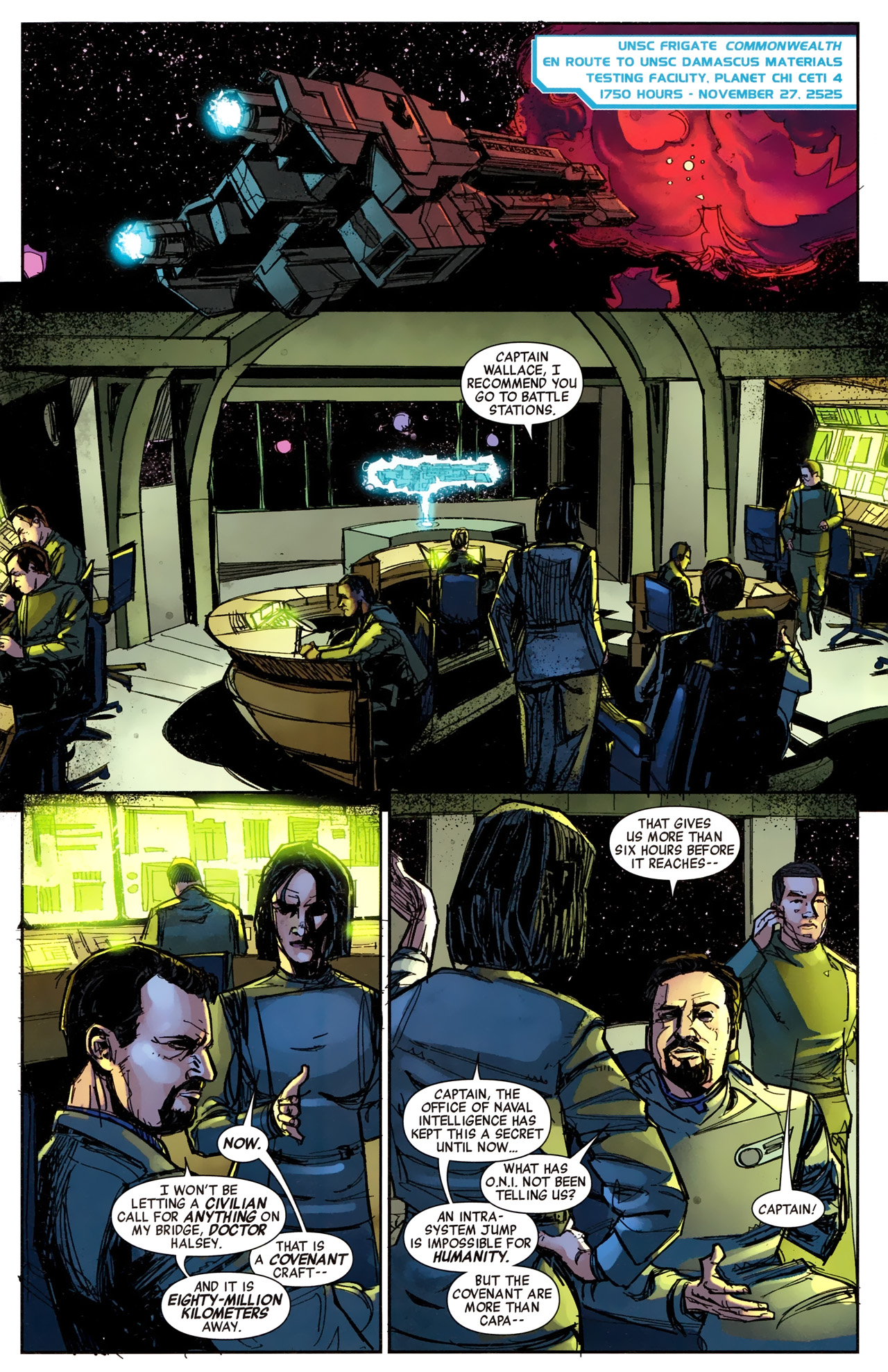 Read online Halo: Fall Of Reach - Covenant comic -  Issue #1 - 3