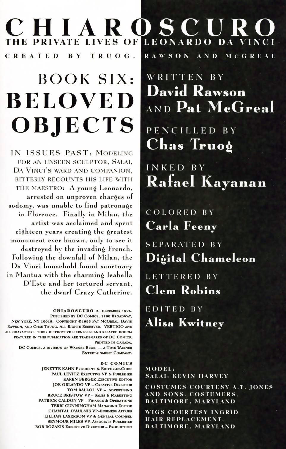 Read online Chiaroscuro comic -  Issue #6 - 2