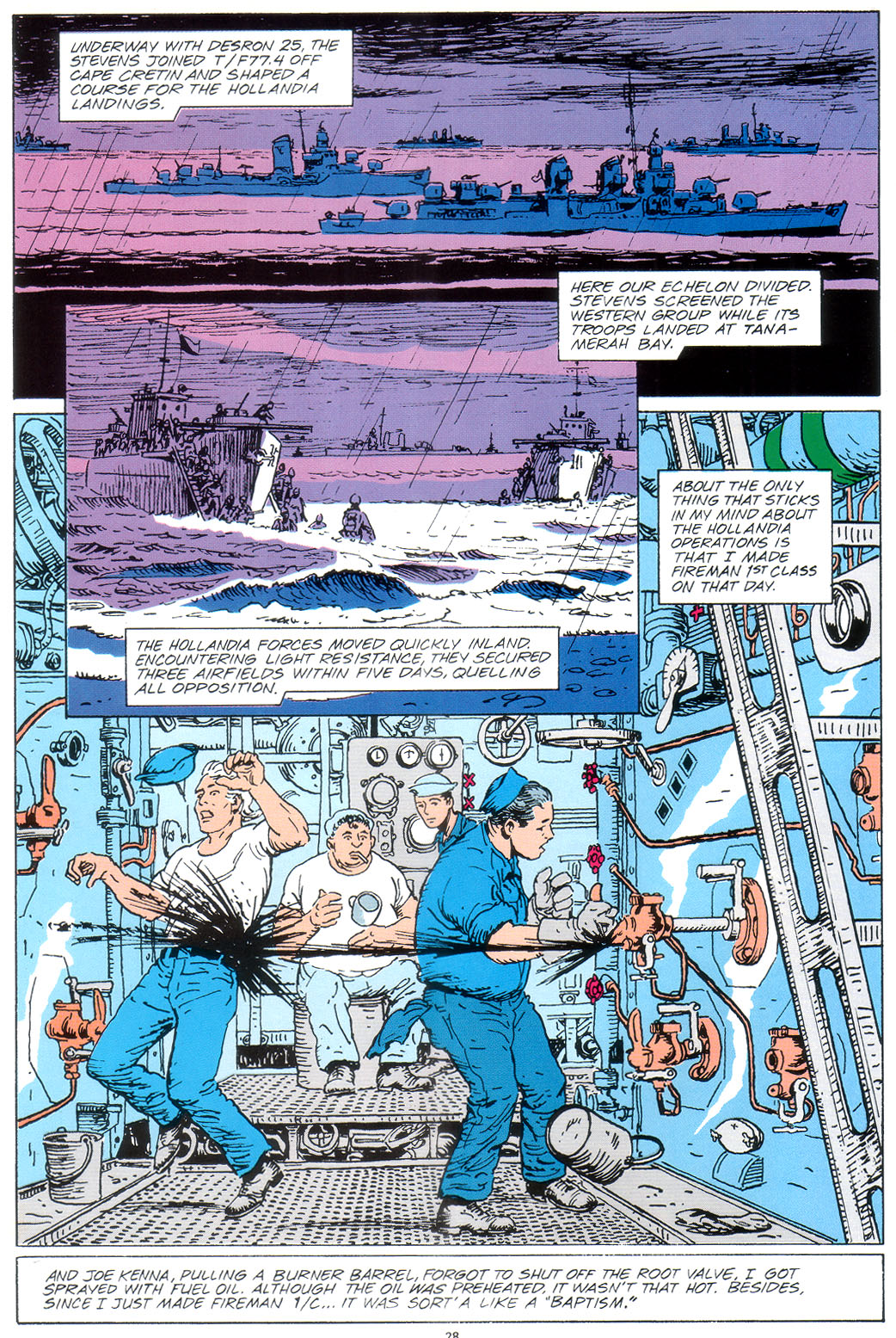 Read online Marvel Graphic Novel comic -  Issue #48 - A Sailors Story - Book 2 - 29