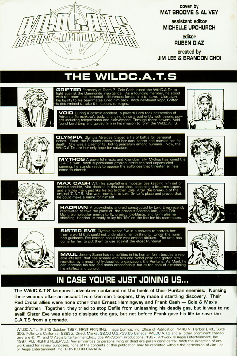 Read online WildC.A.T.s: Covert Action Teams comic -  Issue #43 - 2