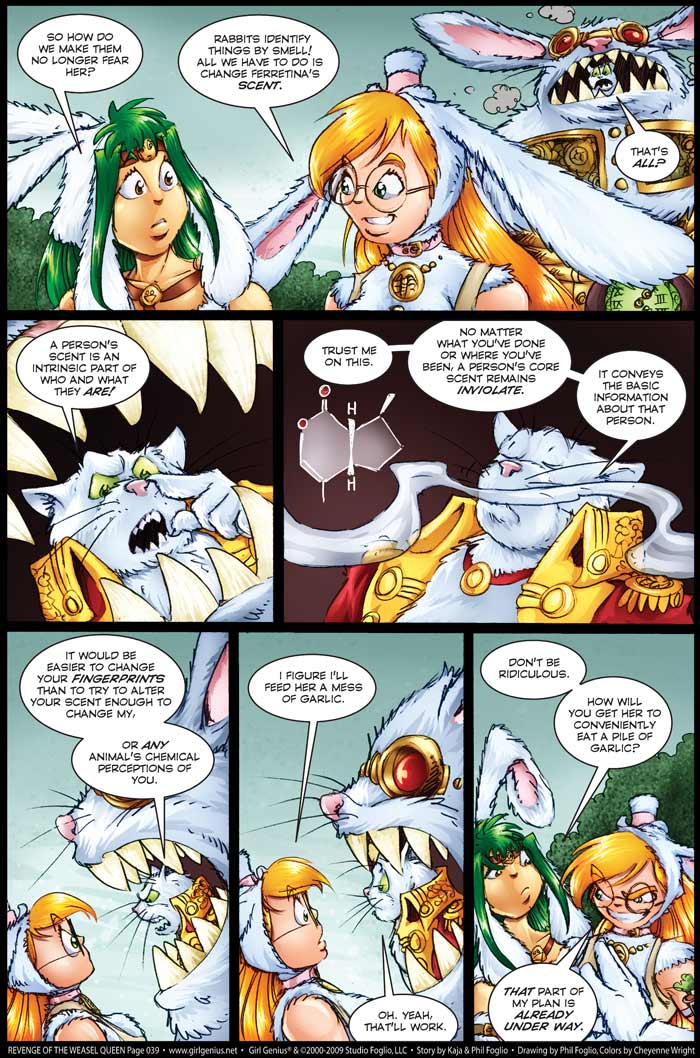 Read online Girl Genius (2002) comic -  Issue #9 - 136