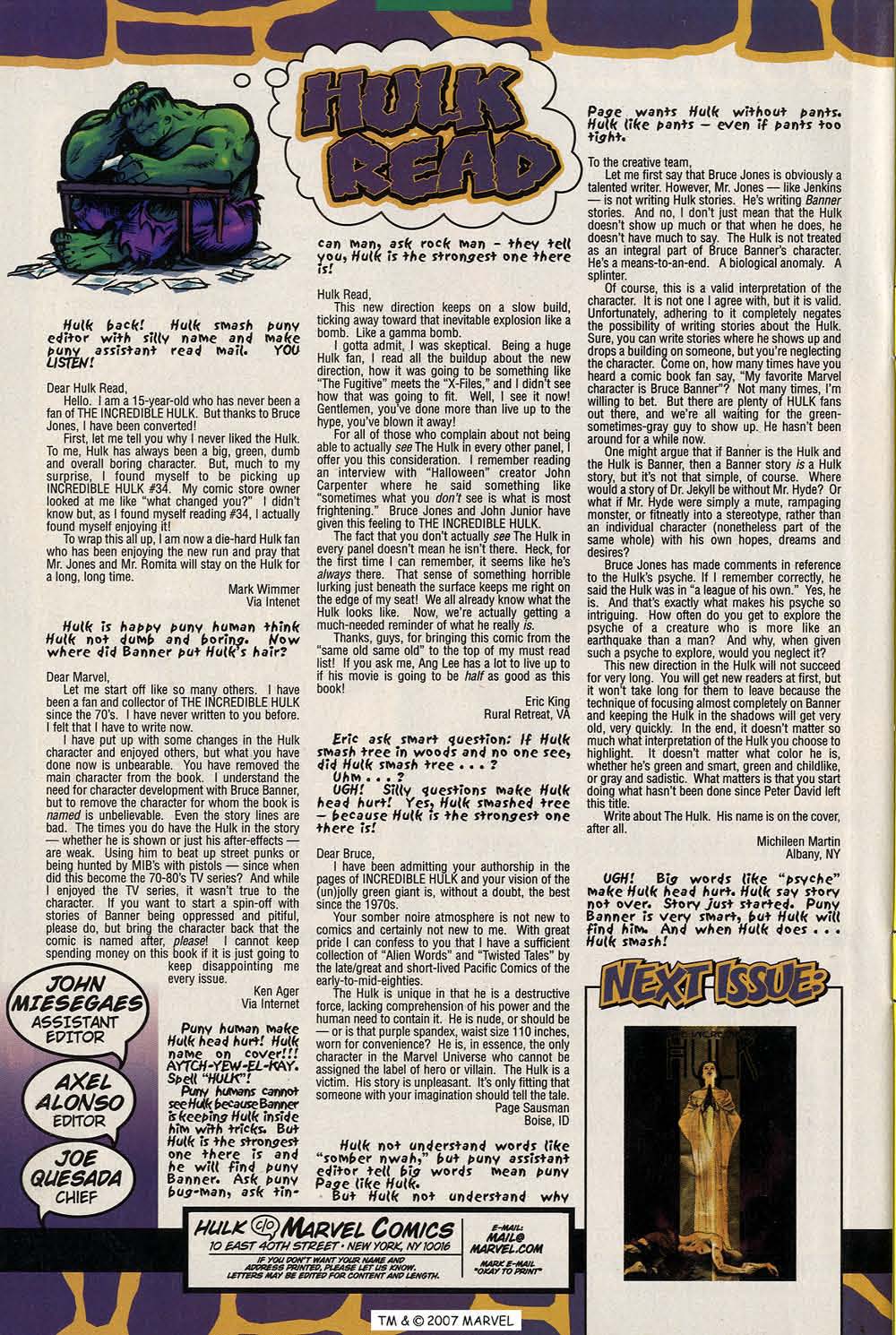 The Incredible Hulk (2000) Issue #38 #27 - English 34