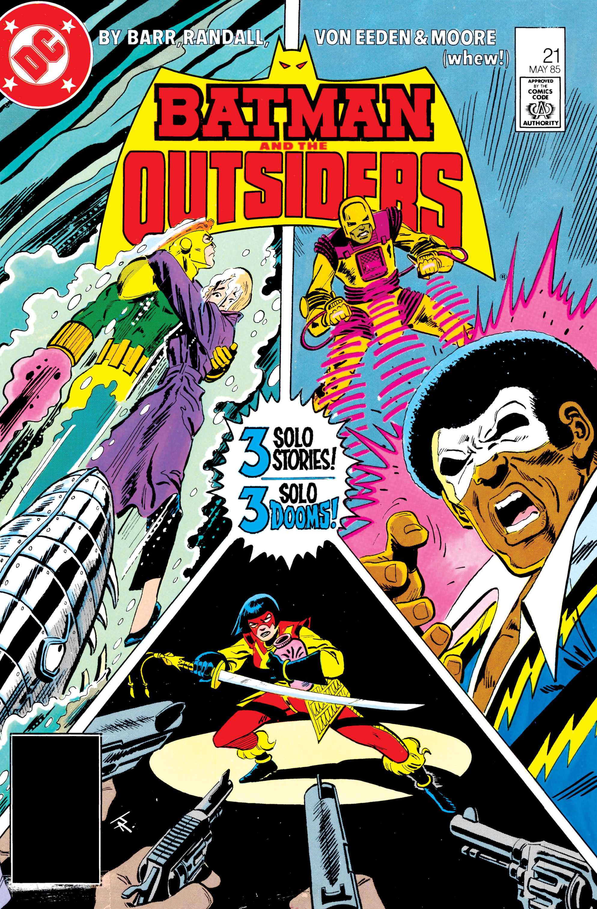 Read online Batman and the Outsiders (1983) comic -  Issue #21 - 1