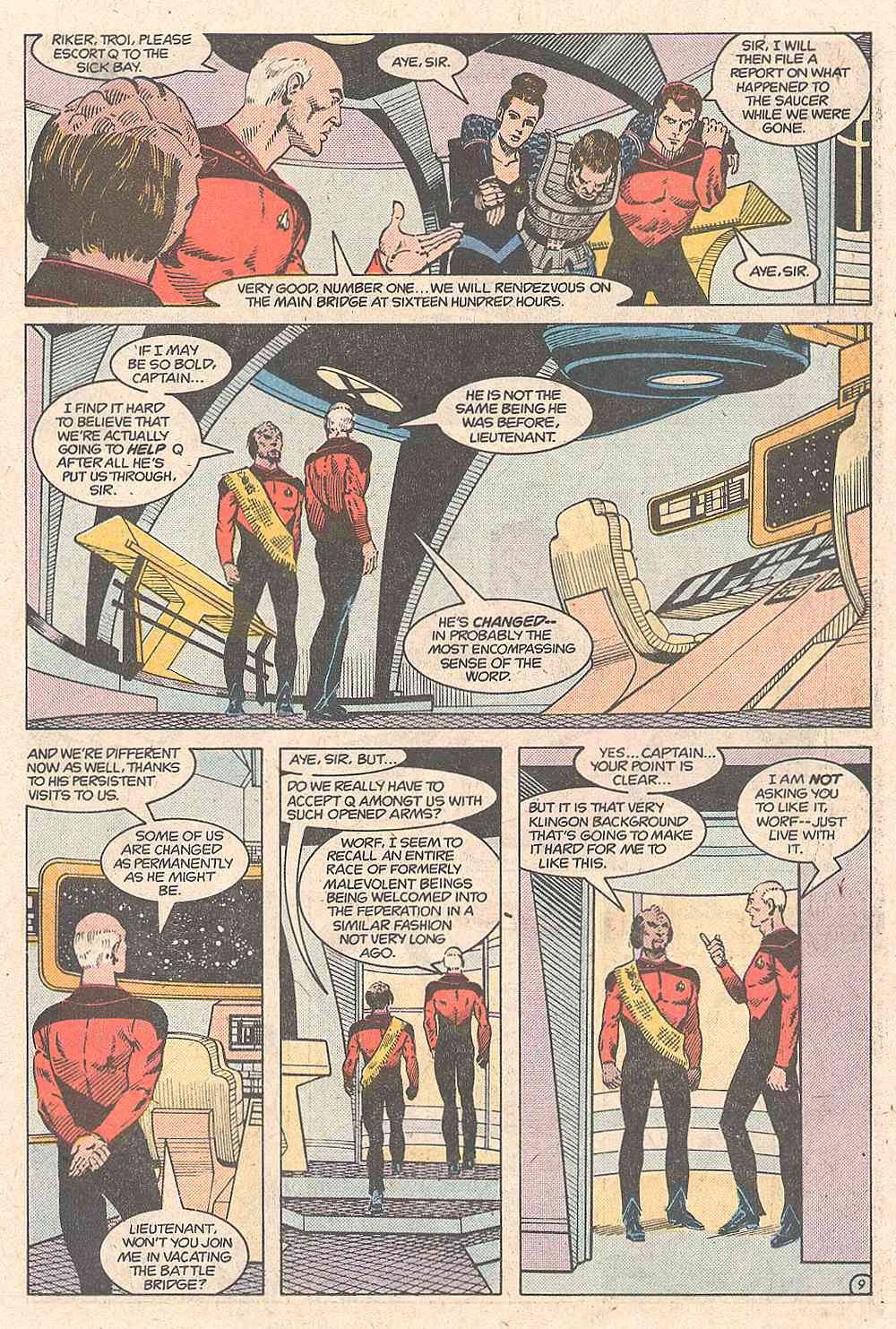 Read online Star Trek: The Next Generation (1988) comic -  Issue #5 - 10