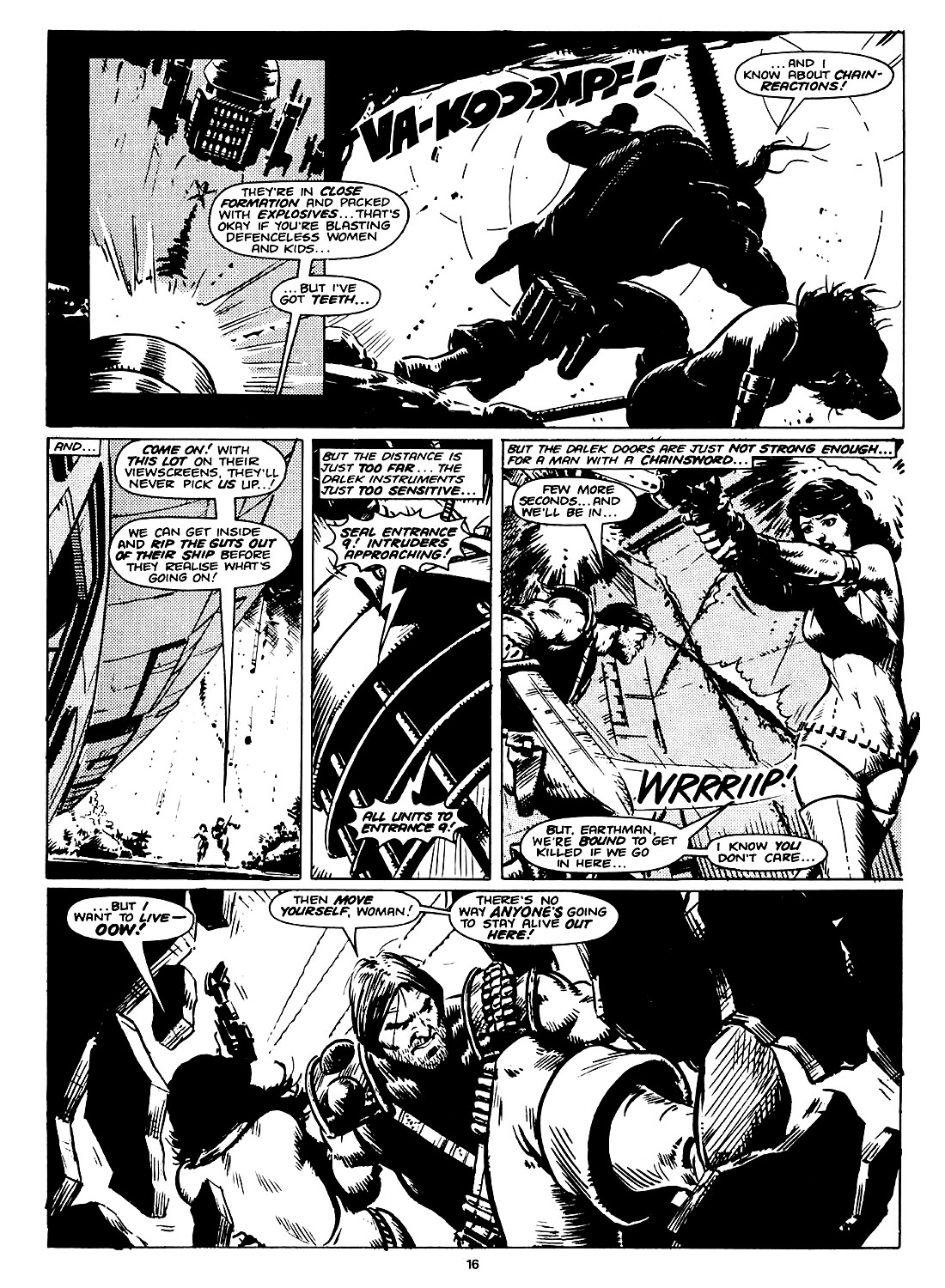 Read online Marvel Graphic Novel comic -  Issue #4 Abslom Daak, Dalek Killer - 16