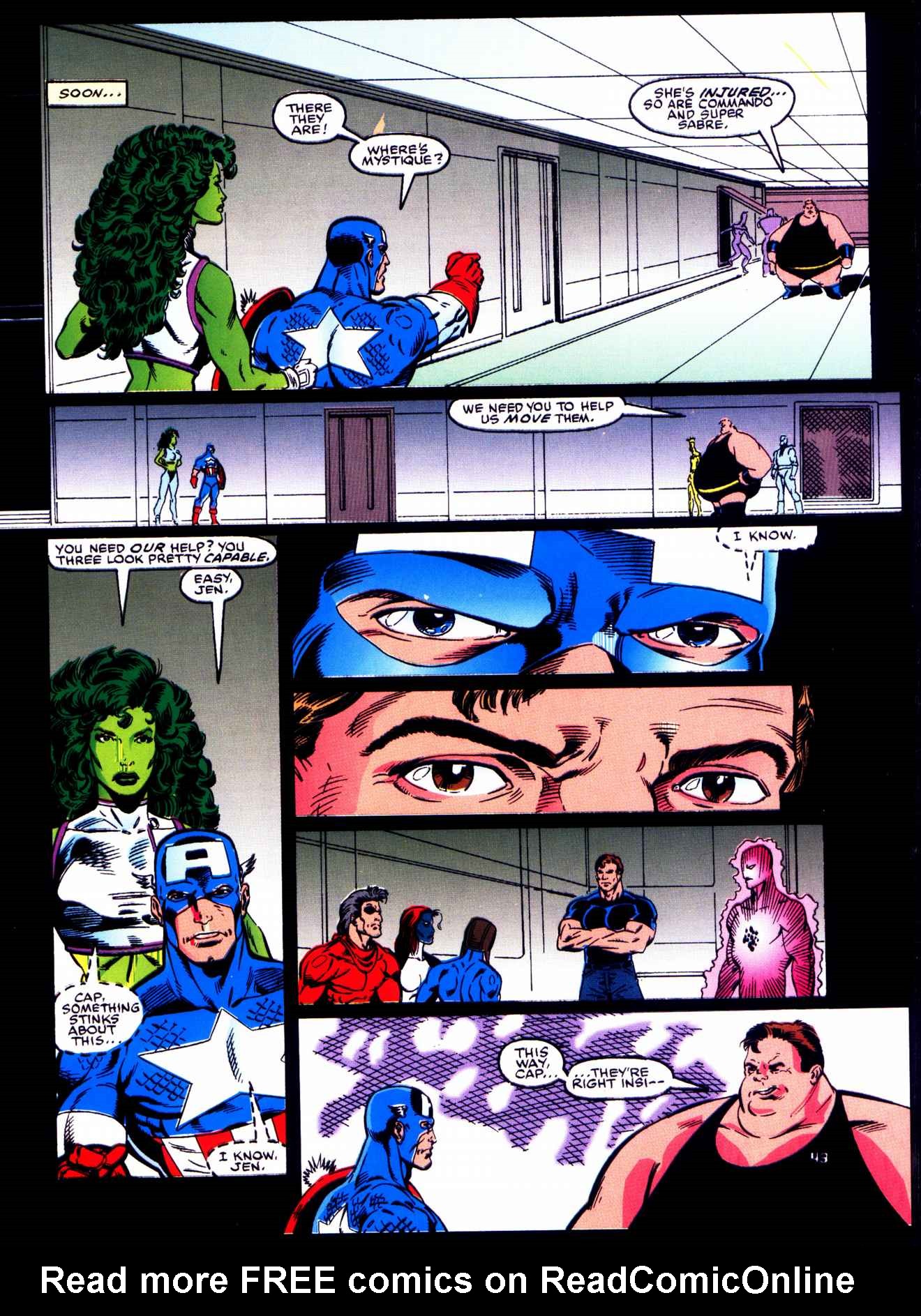 Read online Marvel Graphic Novel comic -  Issue #68 - Avengers - Death Trap - The Vault - 44