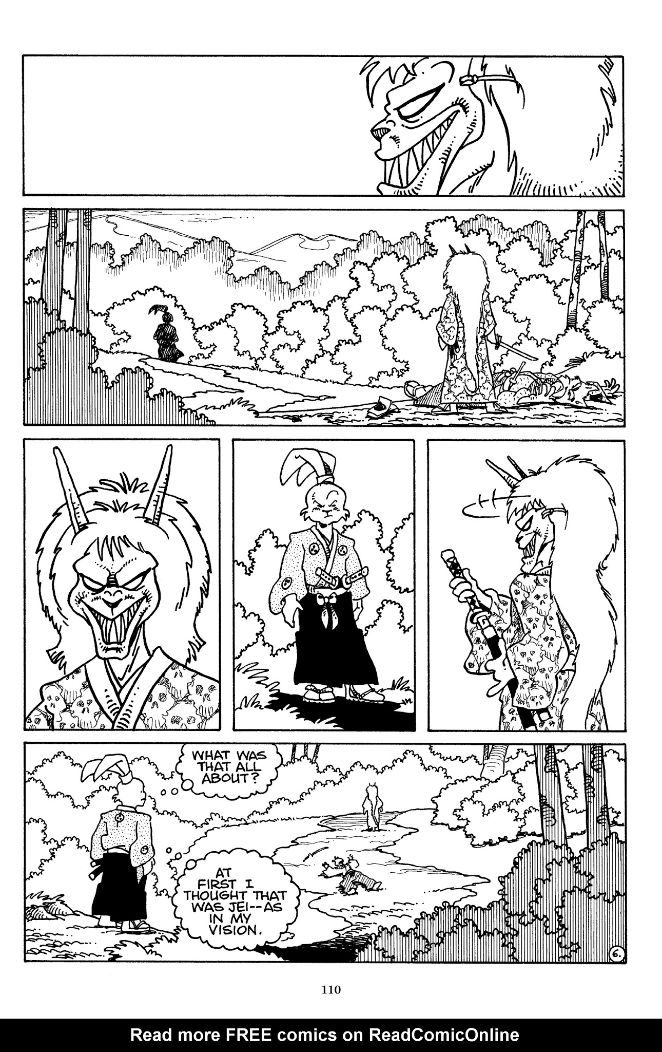Read online The Usagi Yojimbo Saga comic -  Issue # TPB 3 - 108