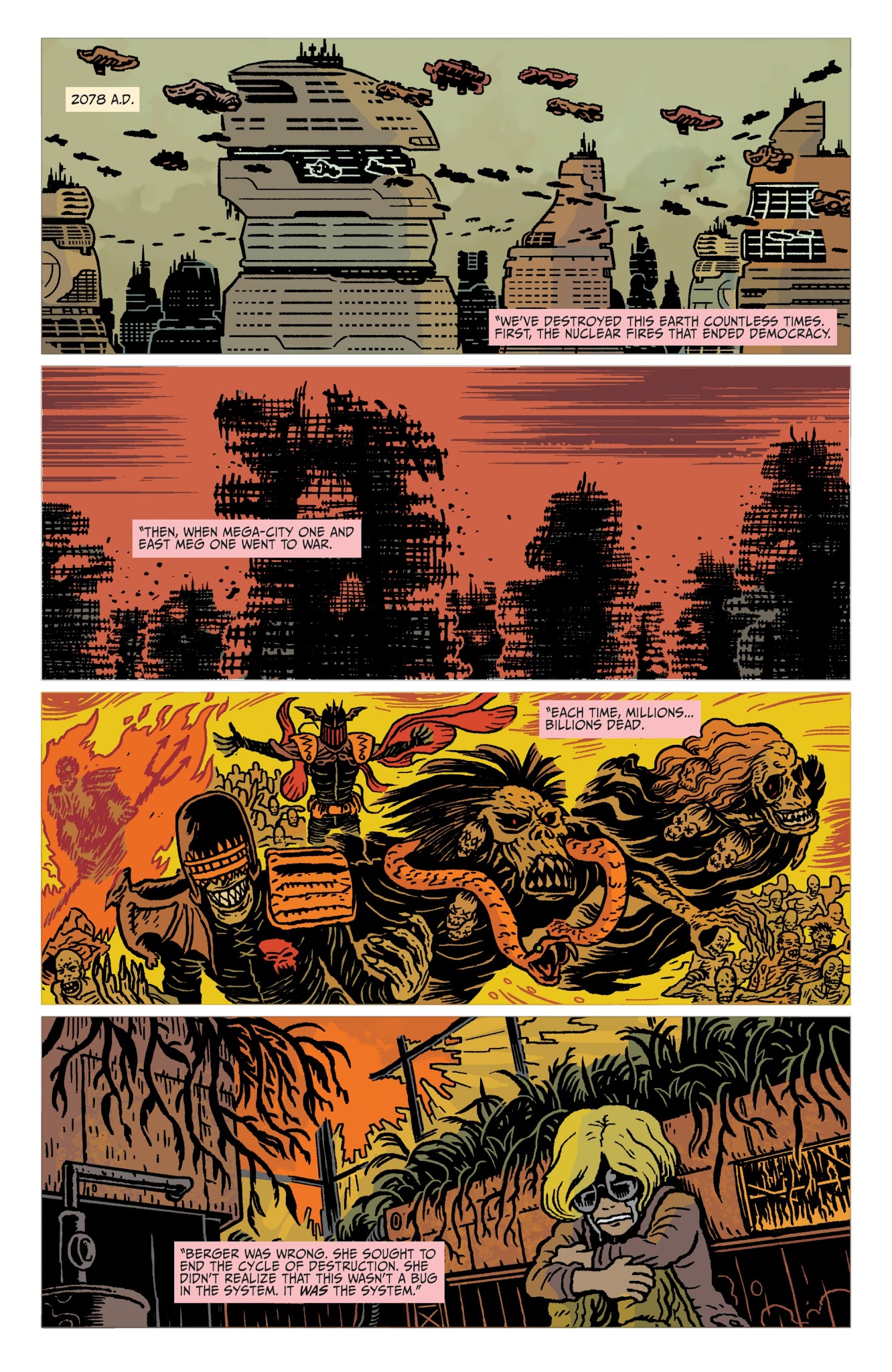 Read online Judge Dredd: The Blessed Earth comic -  Issue #6 - 21