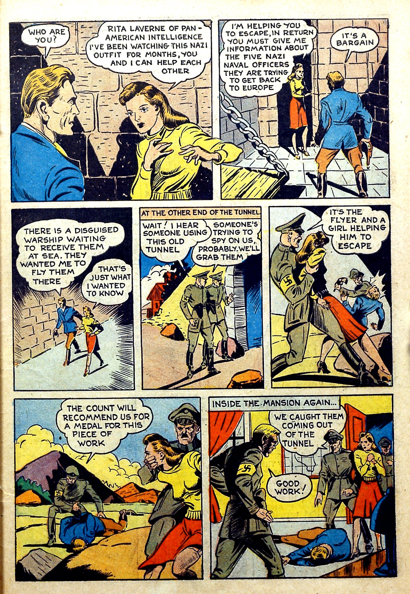 Read online Super-Mystery Comics comic -  Issue #8 - 45