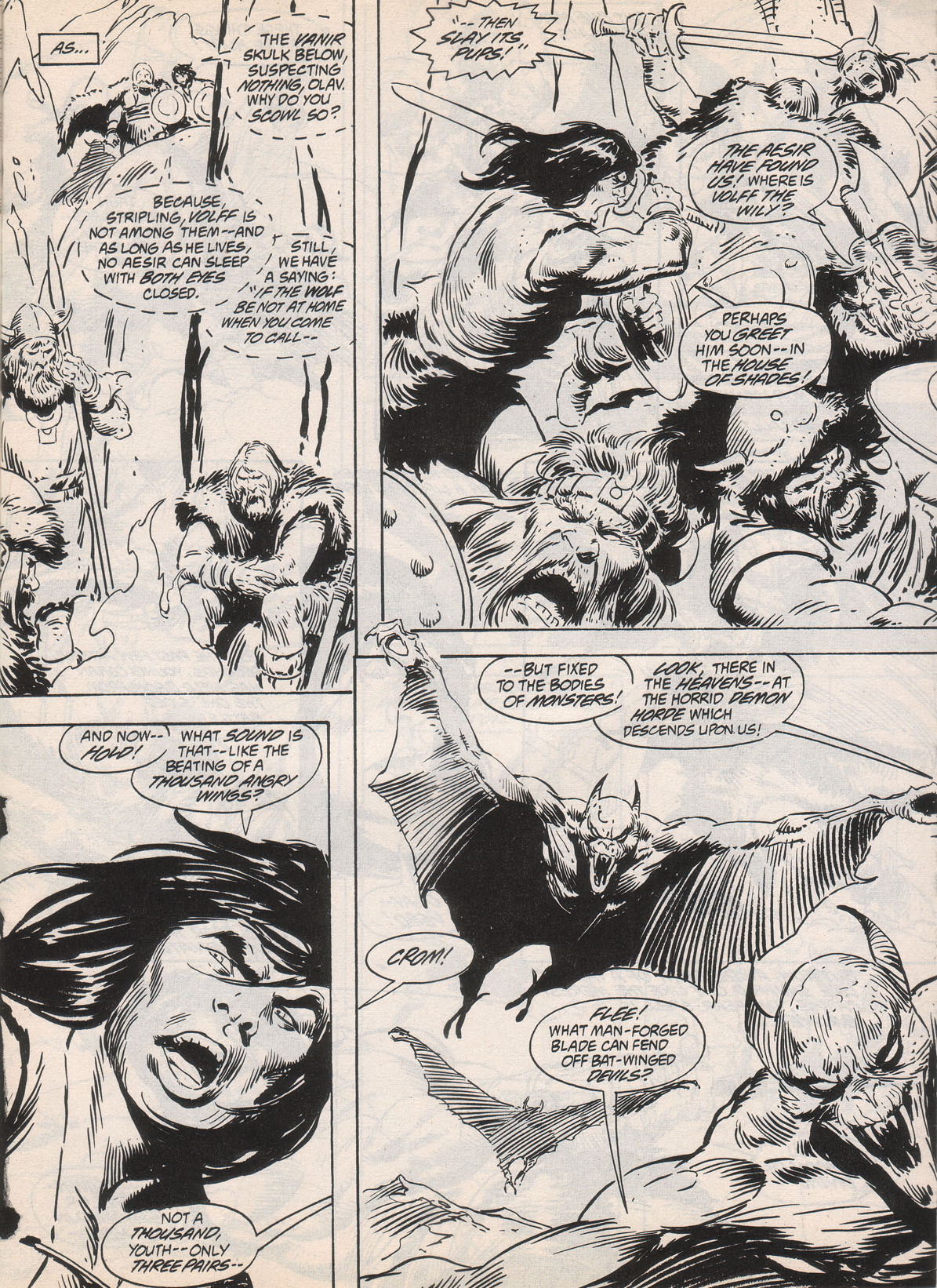 Read online The Savage Sword Of Conan comic -  Issue #222 - 10