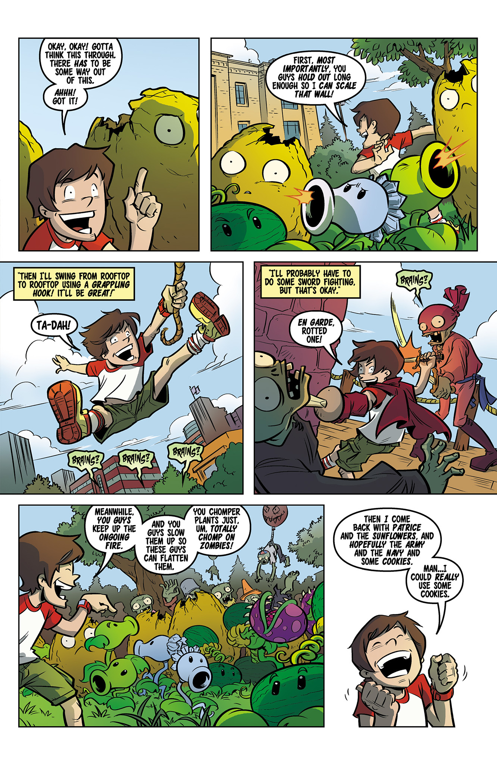 Read online Plants vs. Zombies: Lawnmageddon comic -  Issue #3 - 11