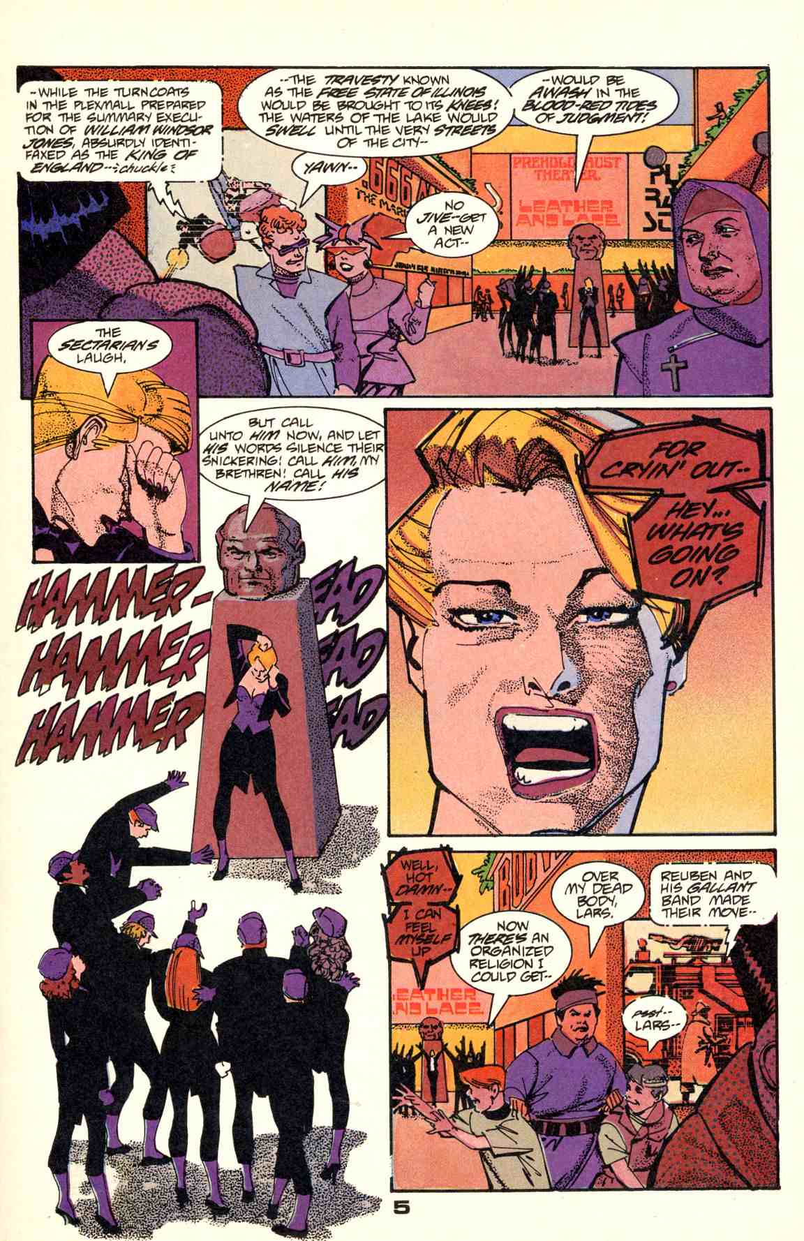 Read online Howard Chaykin's American Flagg comic -  Issue #1 - 7