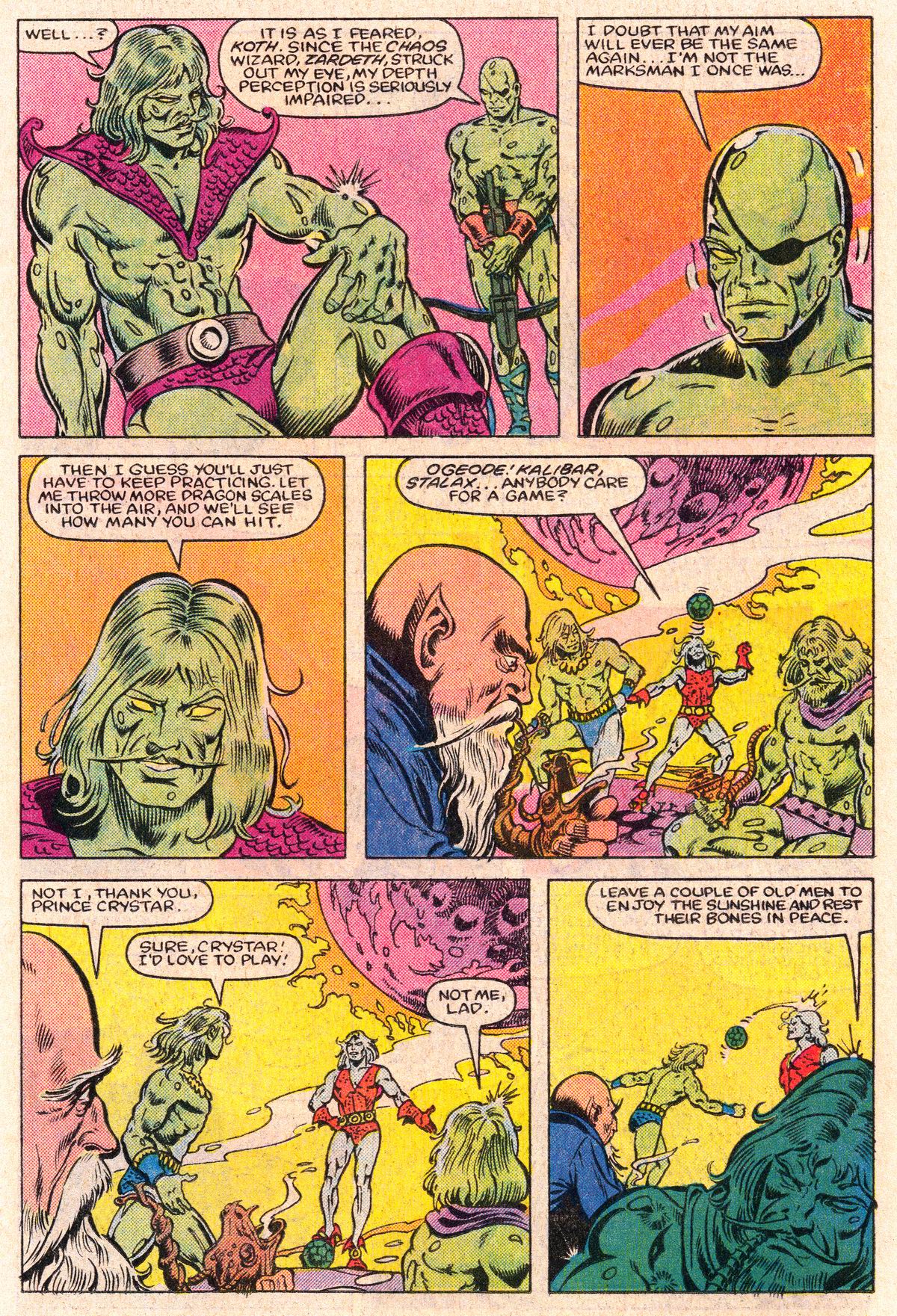 Read online The Saga of Crystar, Crystal Warrior comic -  Issue #5 - 8