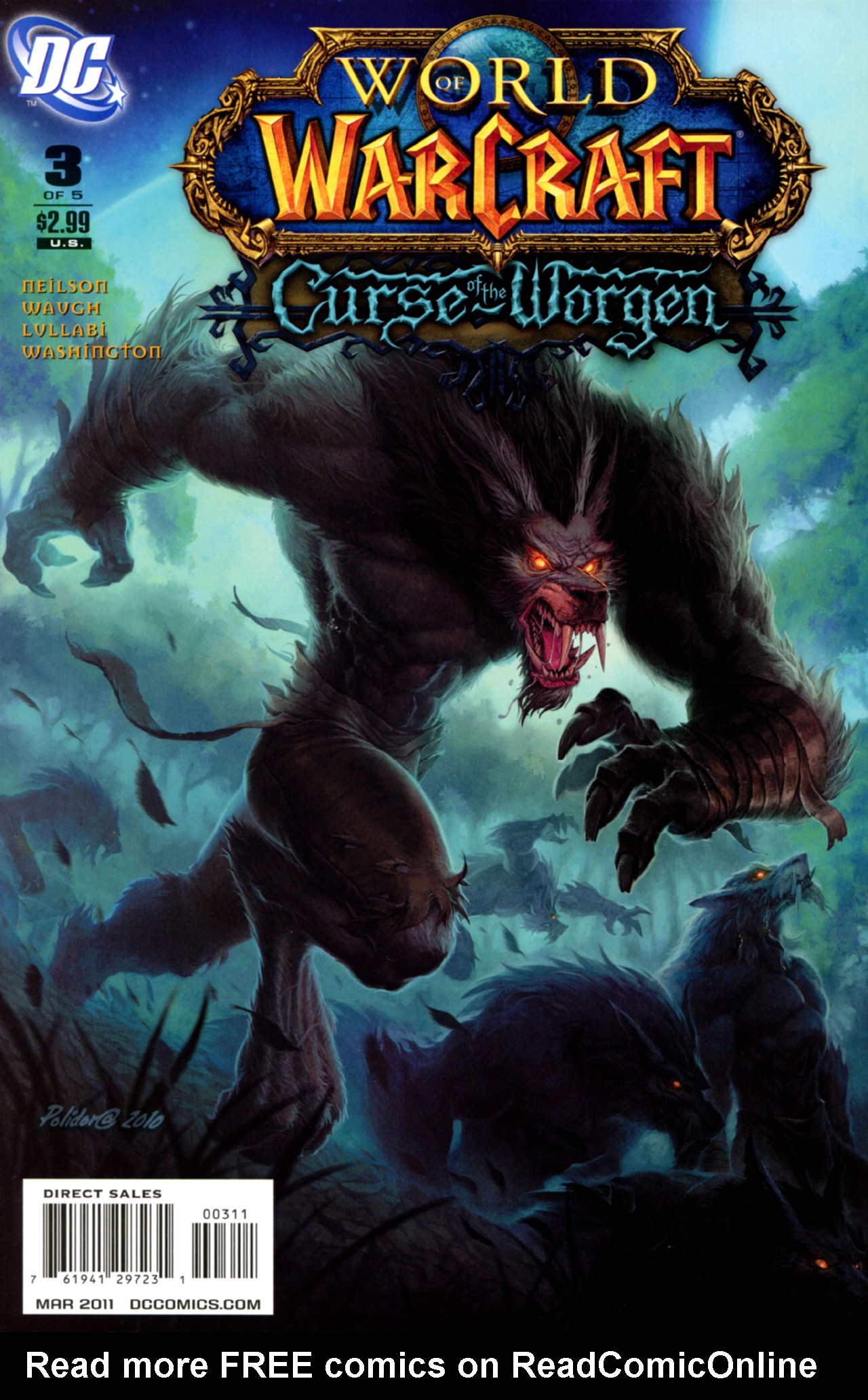 Read online World of Warcraft: Curse of the Worgen comic -  Issue #3 - 1