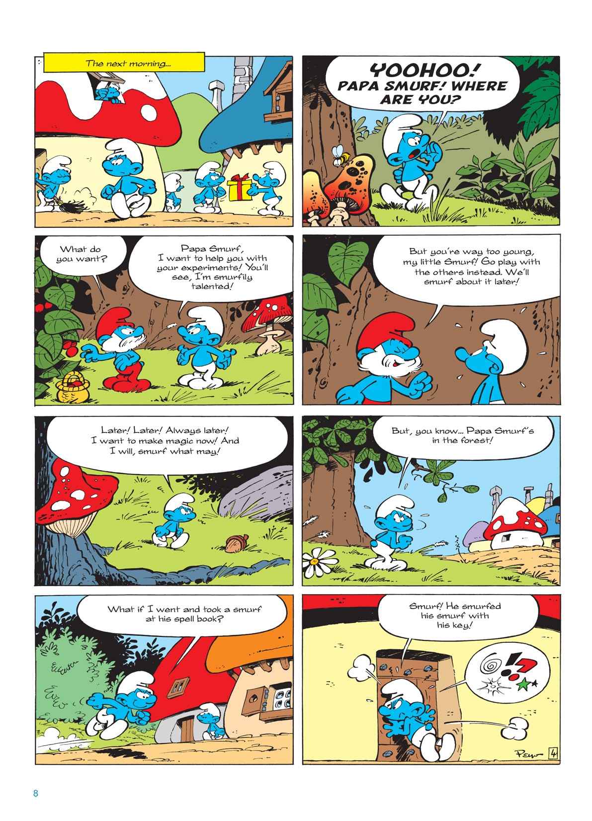 Read online The Smurfs comic -  Issue #8 - 8