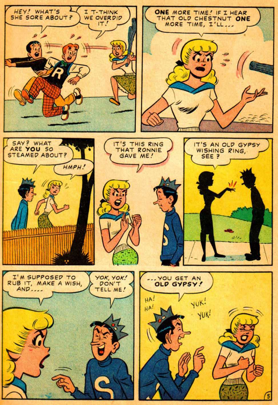 Read online Archie's Girls Betty and Veronica comic -  Issue #61 - 6