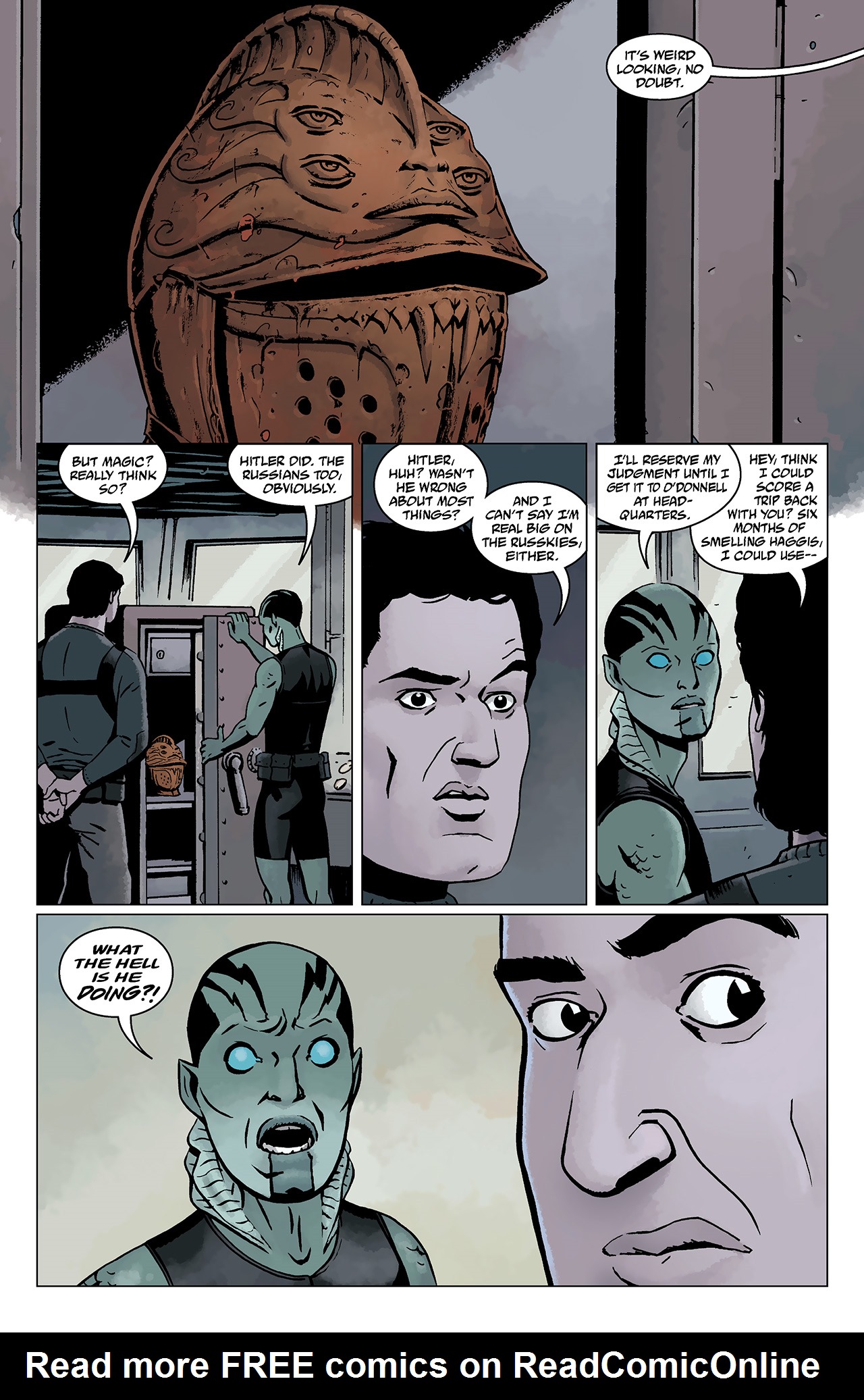 Read online Abe Sapien: The Abyssal Plain comic -  Issue #1 - 21