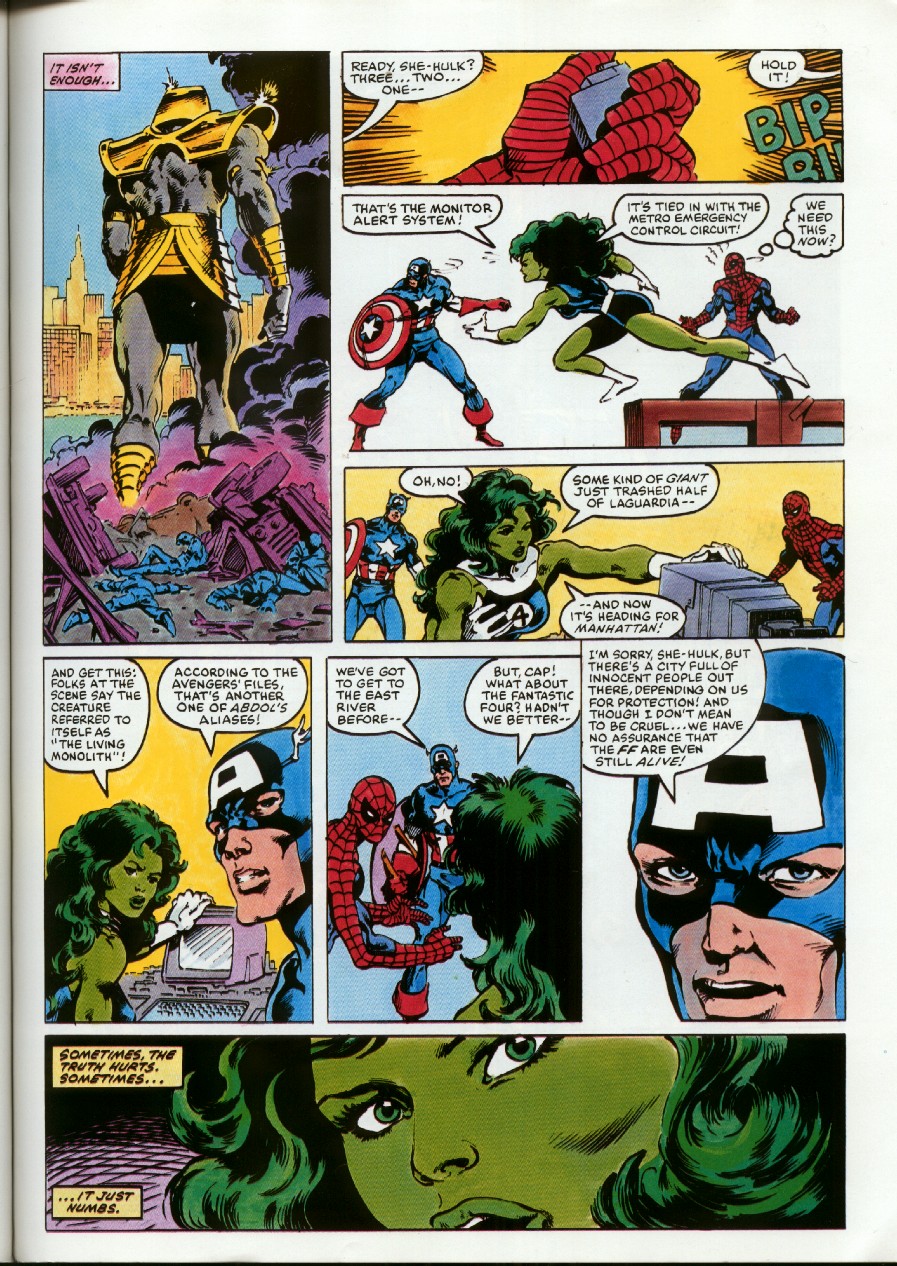 Read online Marvel Graphic Novel comic -  Issue #17 - Revenge of the Living Monolith - 53