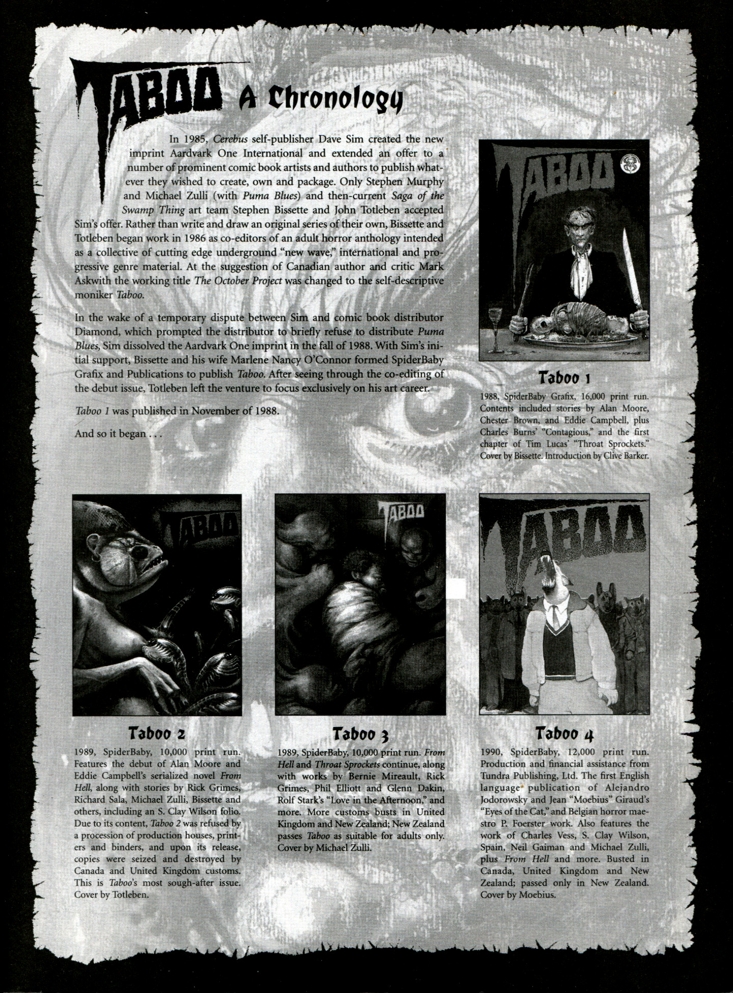 Read online Taboo comic -  Issue #9 - 5