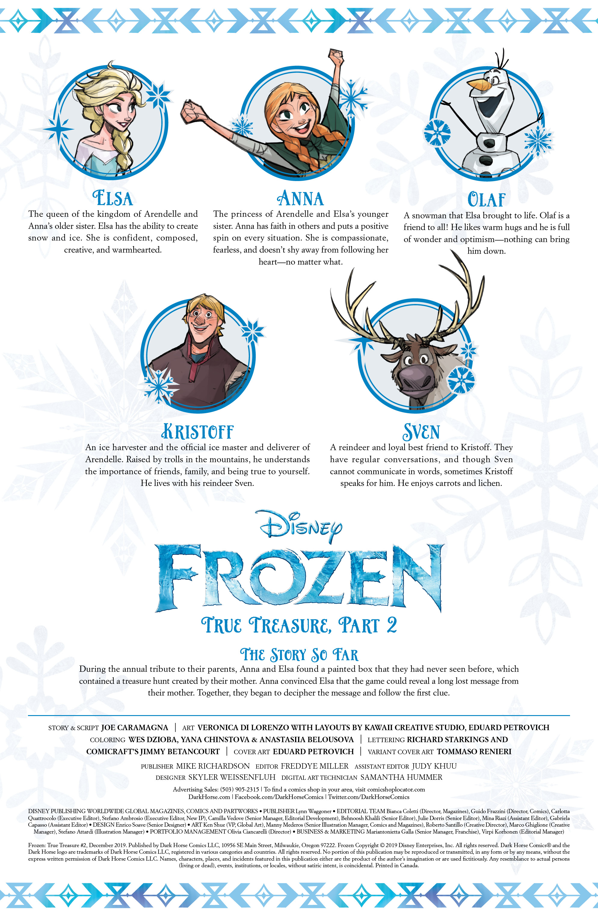 Read online Disney Frozen: True Treasure comic -  Issue #2 - 2