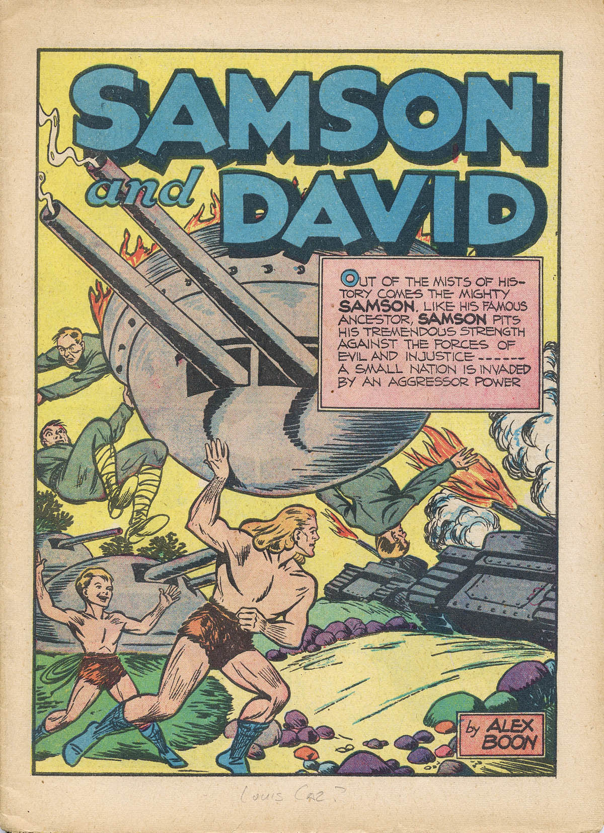 Read online Samson (1940) comic -  Issue #3 - 3