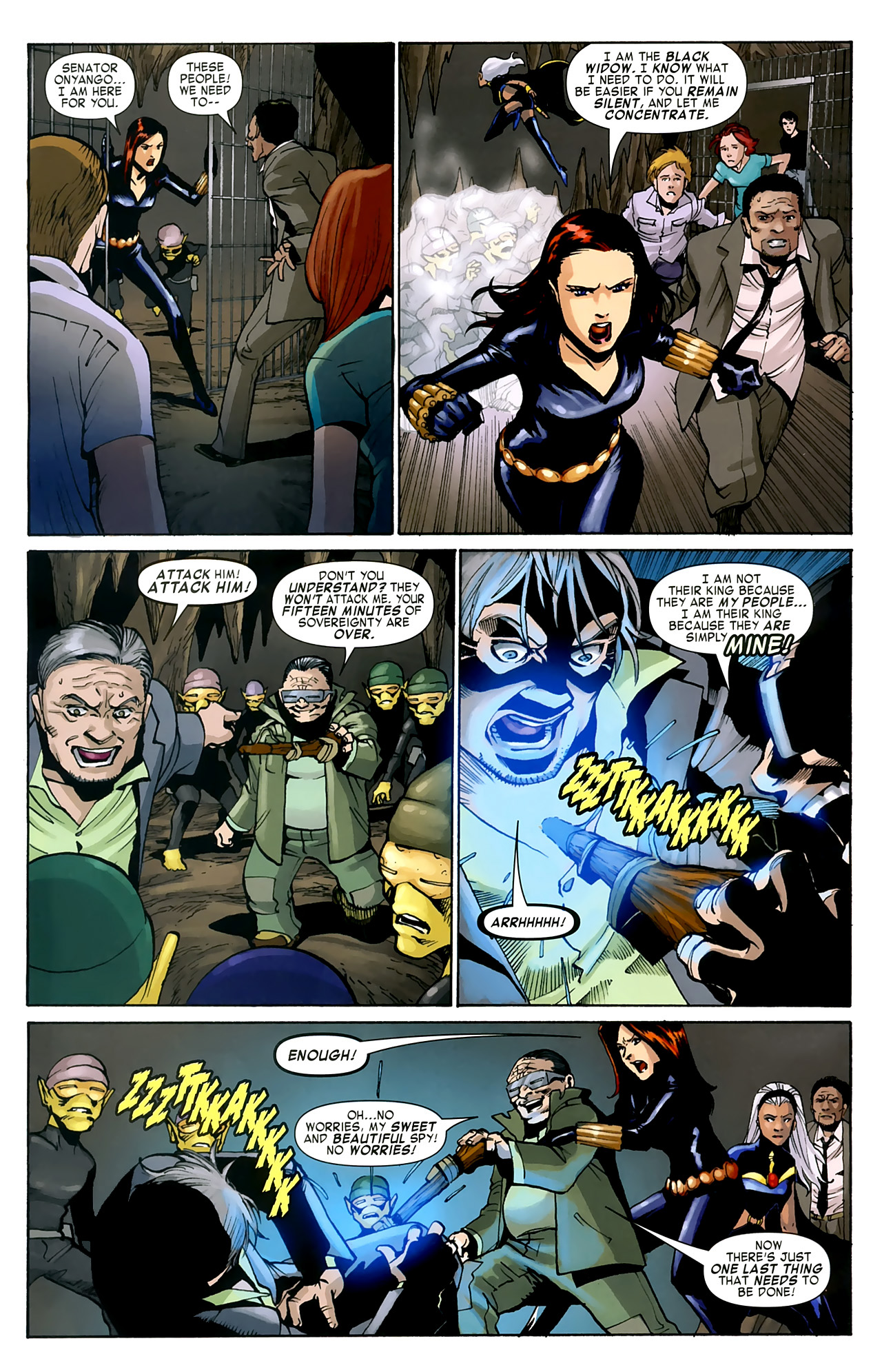 Read online Black Widow & The Marvel Girls comic -  Issue #4 - 22