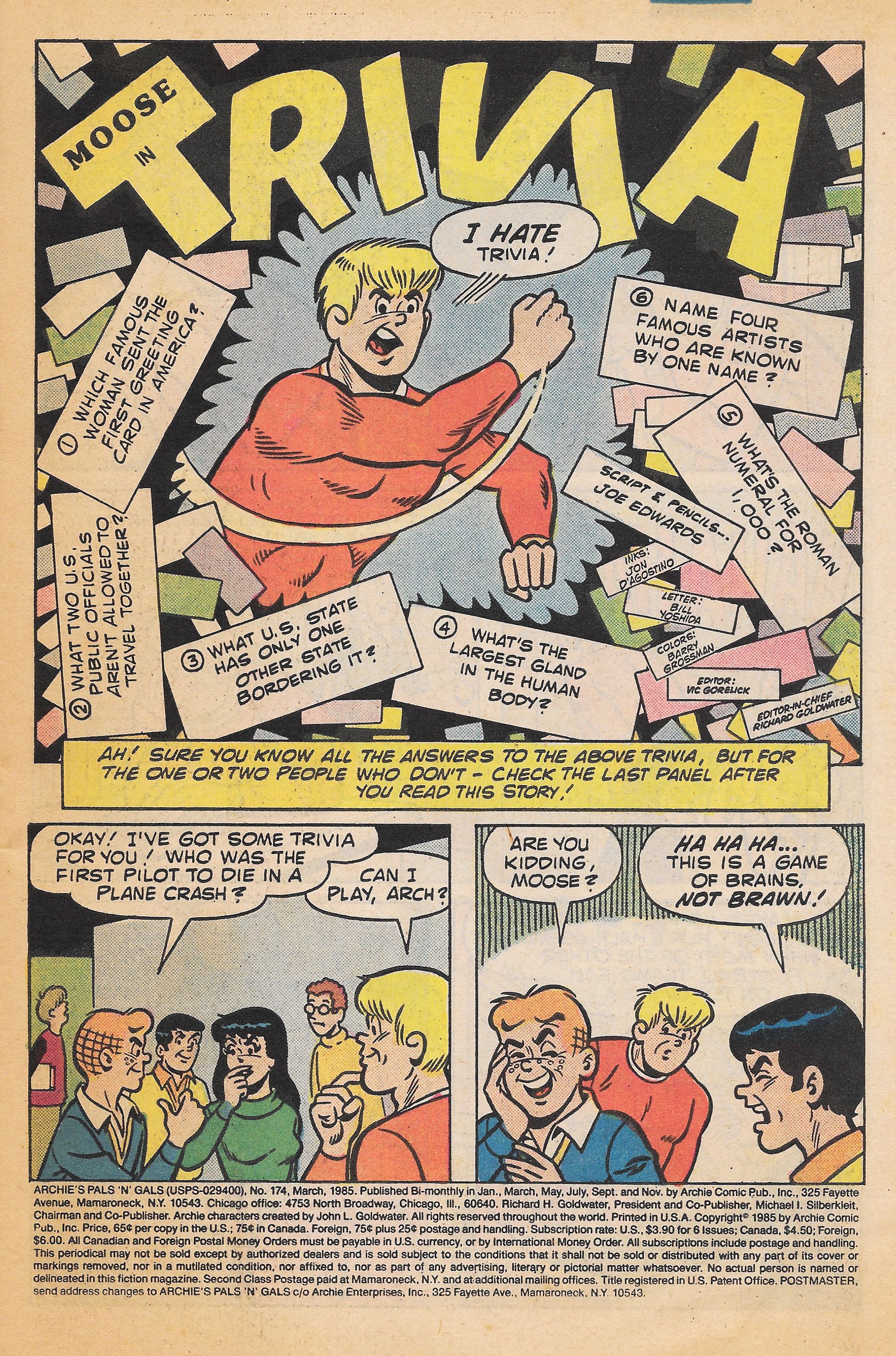 Read online Archie's Pals 'N' Gals (1952) comic -  Issue #174 - 3