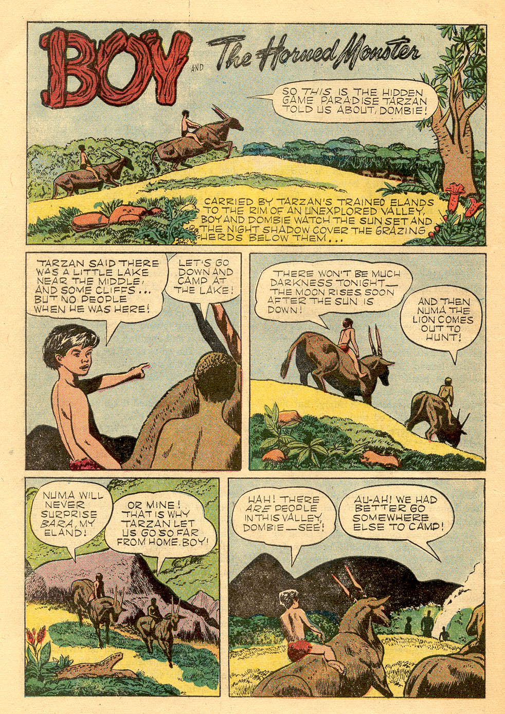 Read online Tarzan (1948) comic -  Issue #47 - 36