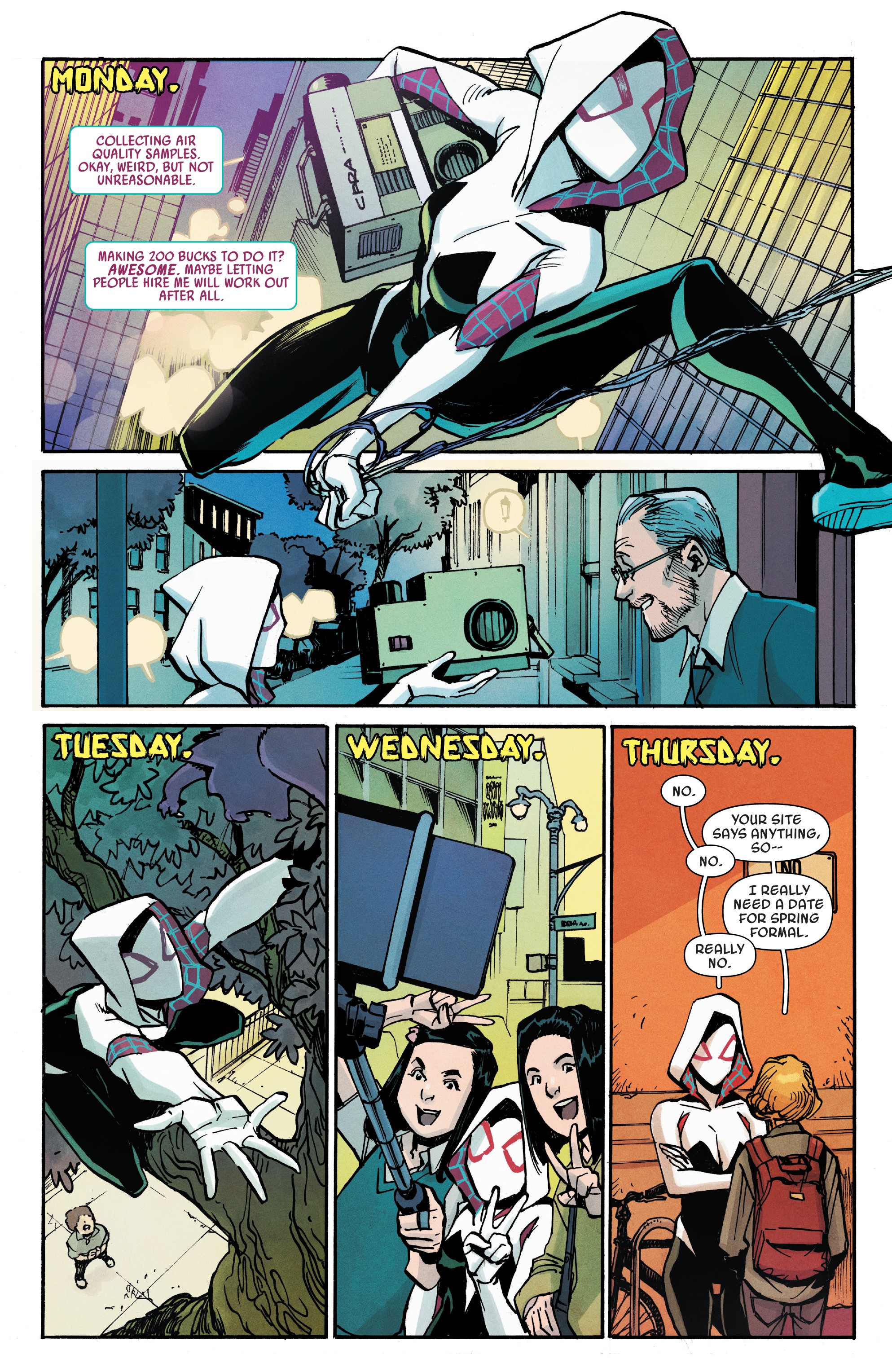 Read online Spider-Gwen: Ghost-Spider comic -  Issue #7 - 13