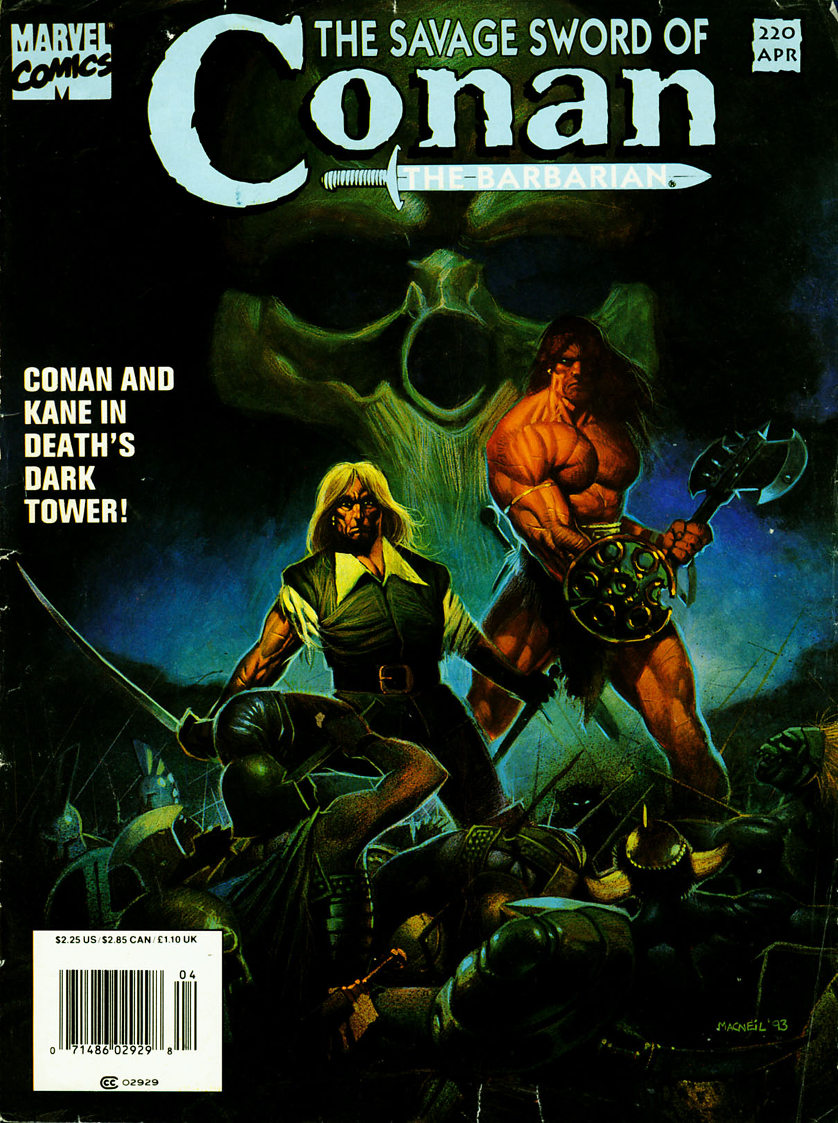 Read online The Savage Sword Of Conan comic -  Issue #220 - 1