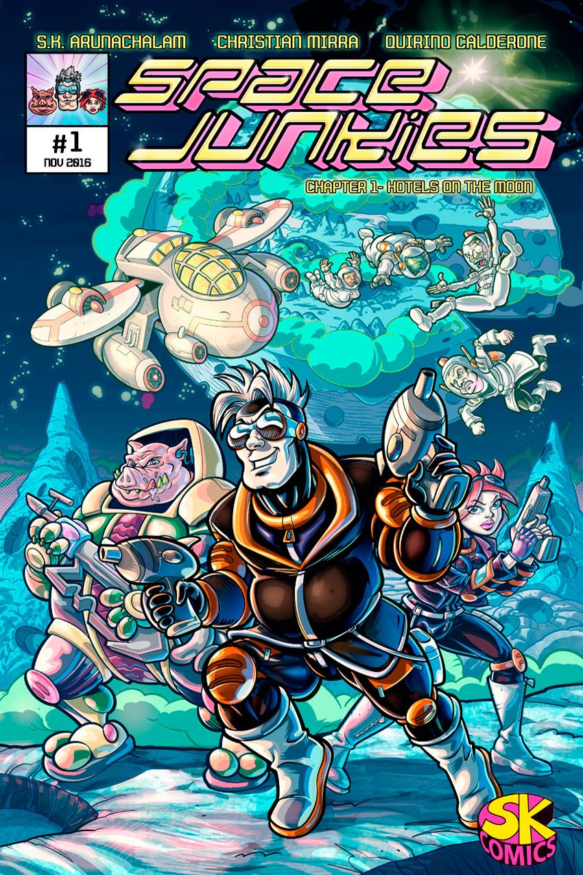 Read online Space Junkies comic -  Issue #1 - 1
