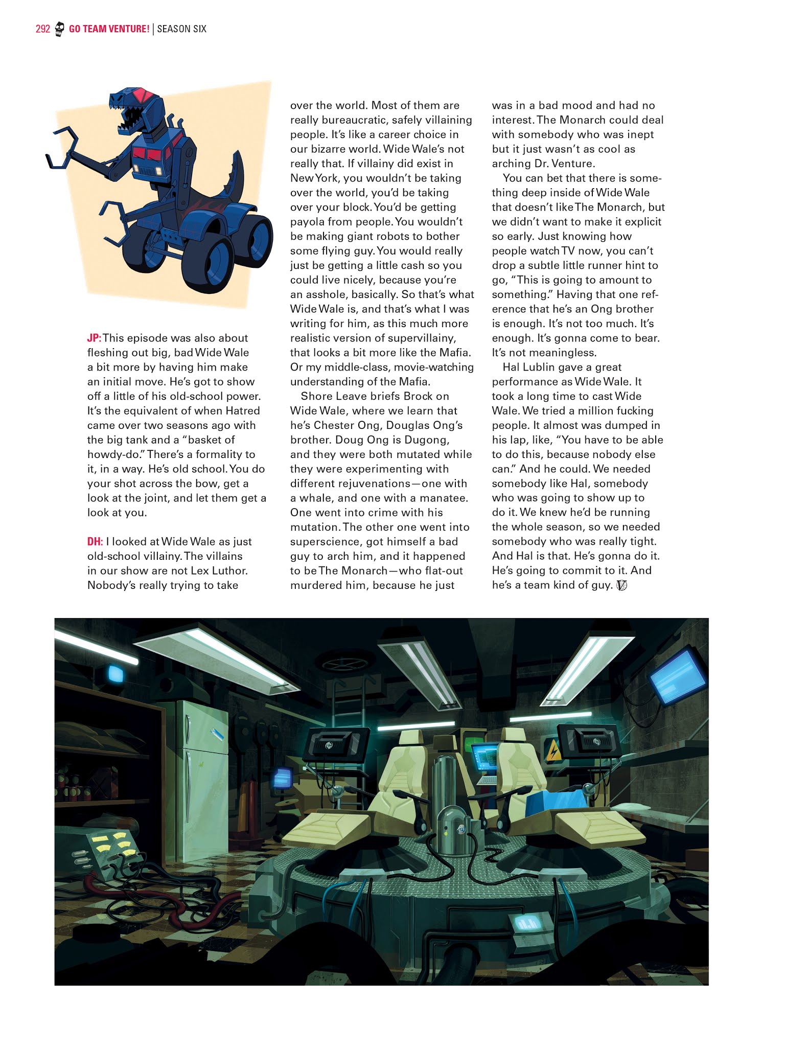 Read online Go Team Venture!: The Art and Making of The Venture Bros. comic -  Issue # TPB (Part 3) - 91