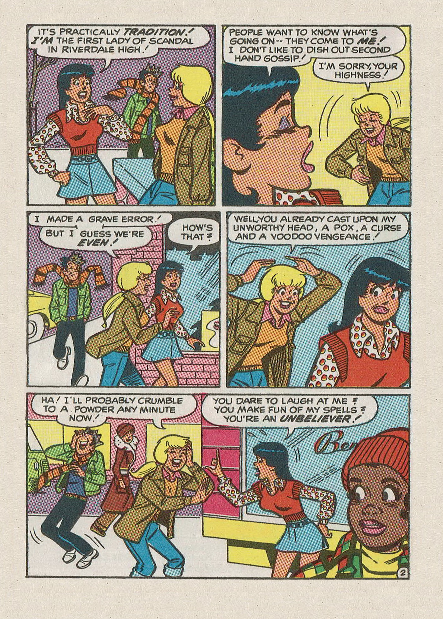 Read online Jughead Jones Comics Digest comic -  Issue #68 - 80