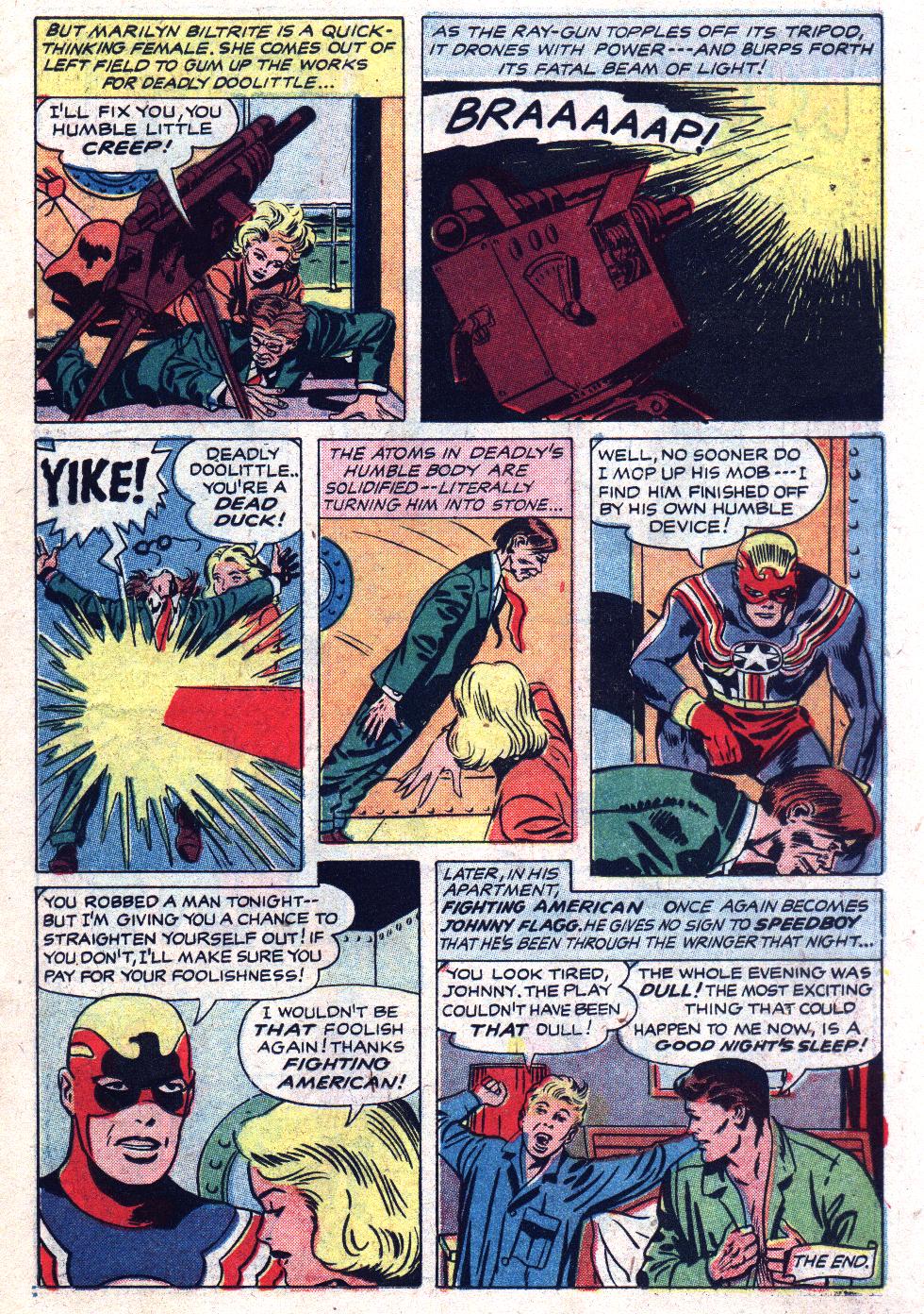 Read online Fighting American (1954) comic -  Issue #6 - 11