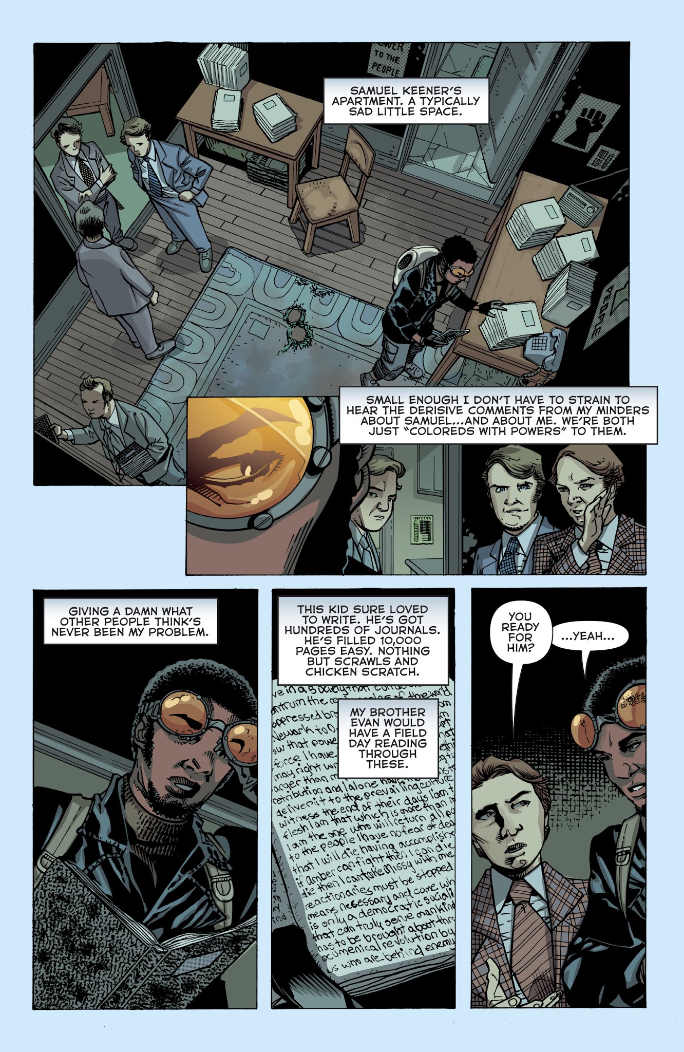 Read online The American Way: Those Above and Those Below comic -  Issue #4 - 14