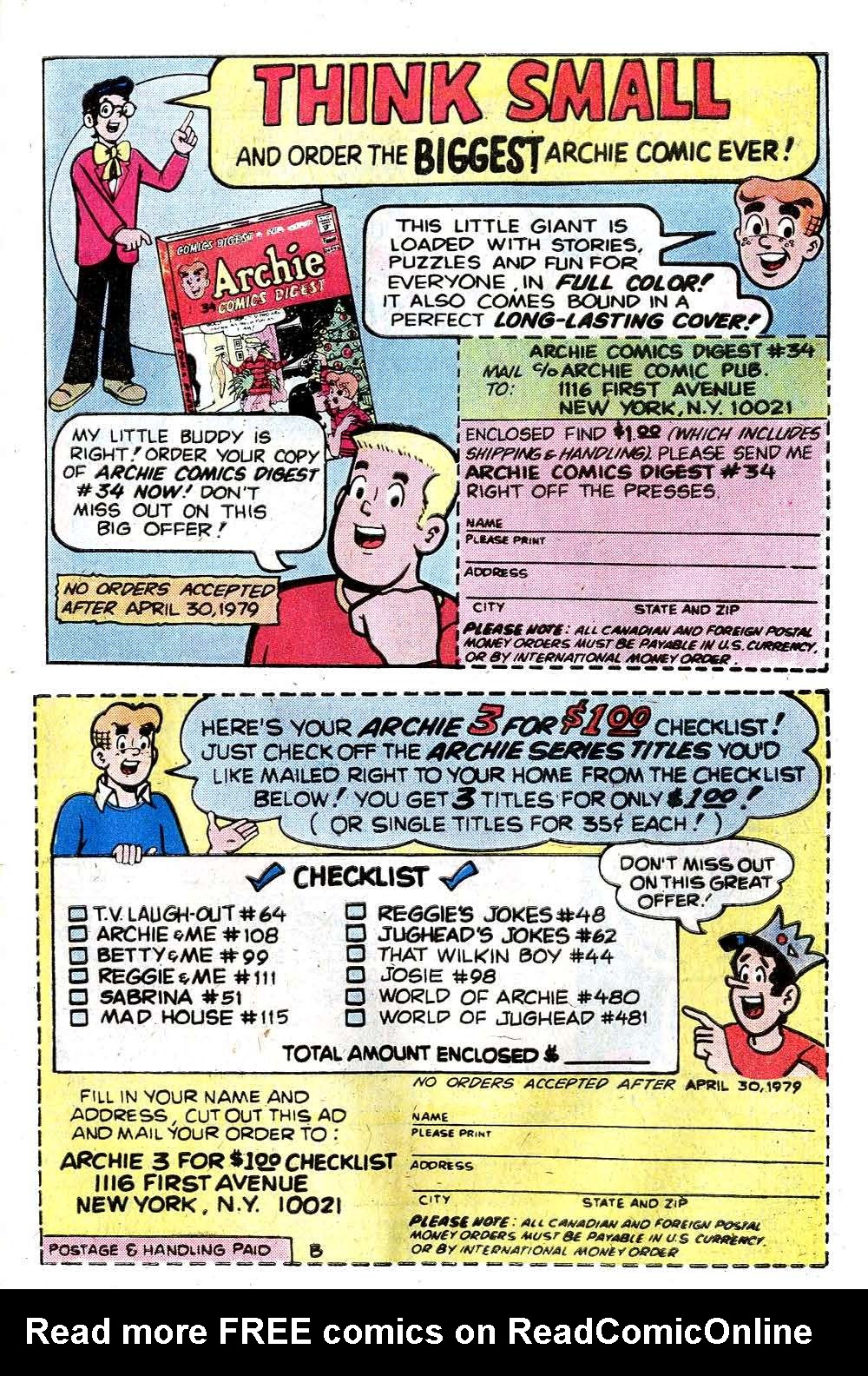 Read online Archie (1960) comic -  Issue #277 - 27