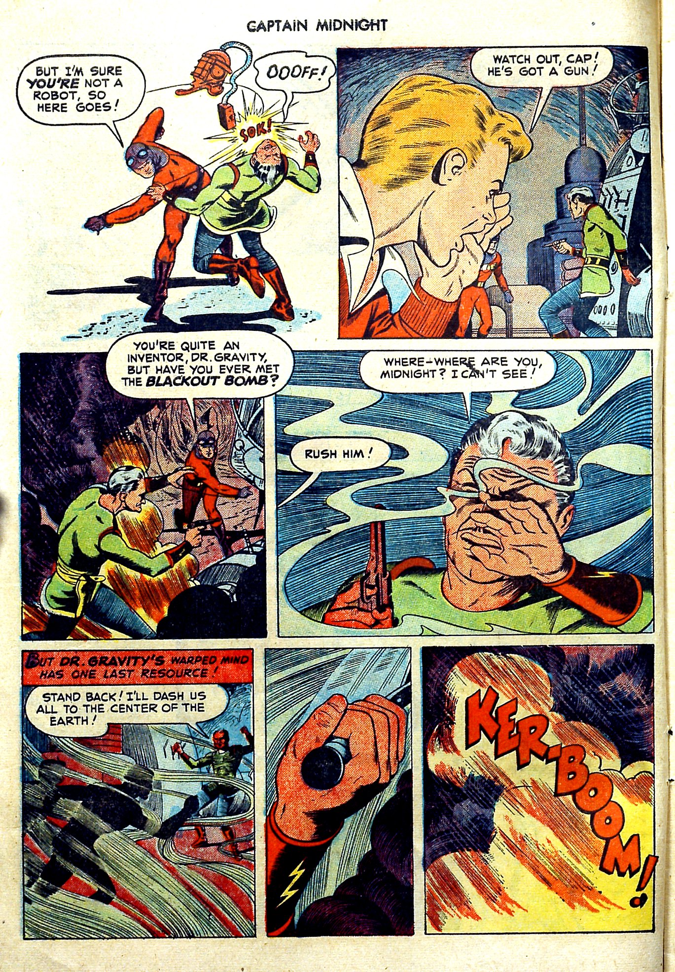 Read online Captain Midnight (1942) comic -  Issue #56 - 10