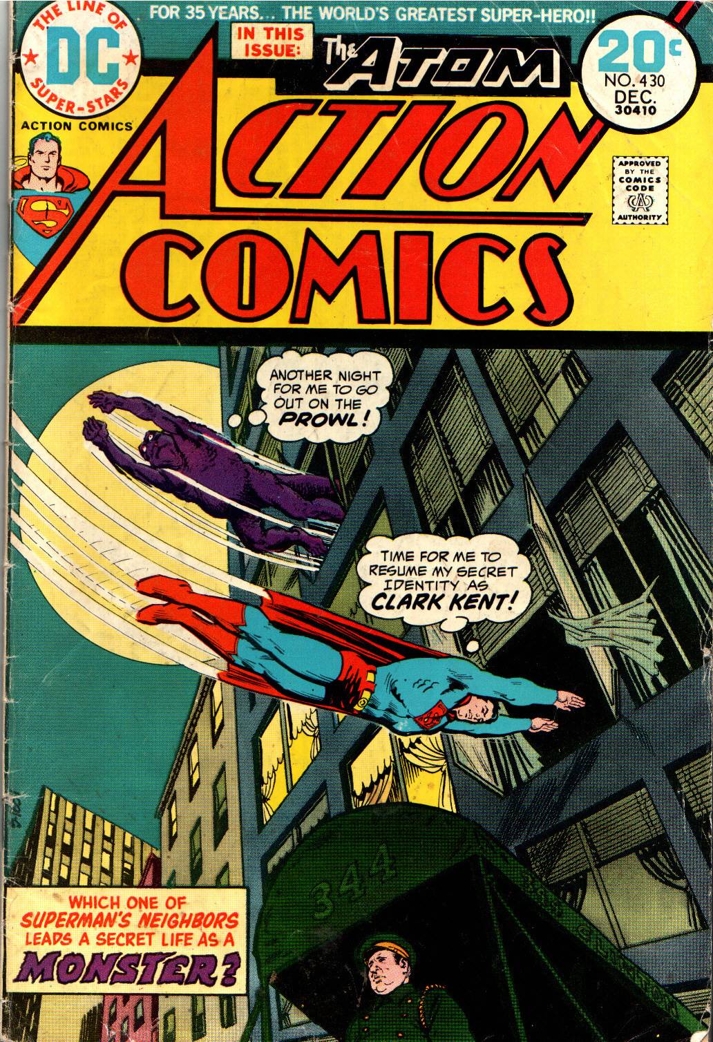 Read online Action Comics (1938) comic -  Issue #430 - 1