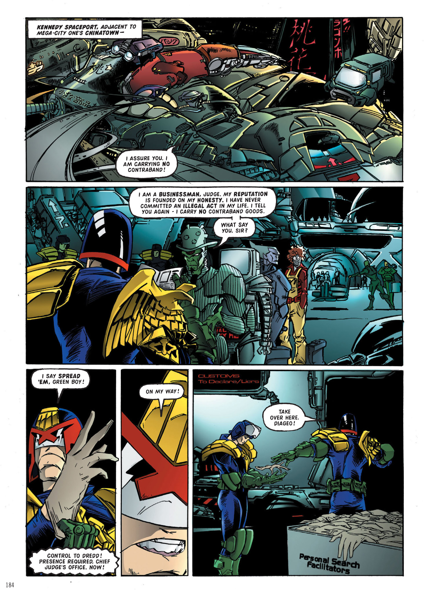 Read online Judge Dredd: The Complete Case Files comic -  Issue # TPB 31 - 185