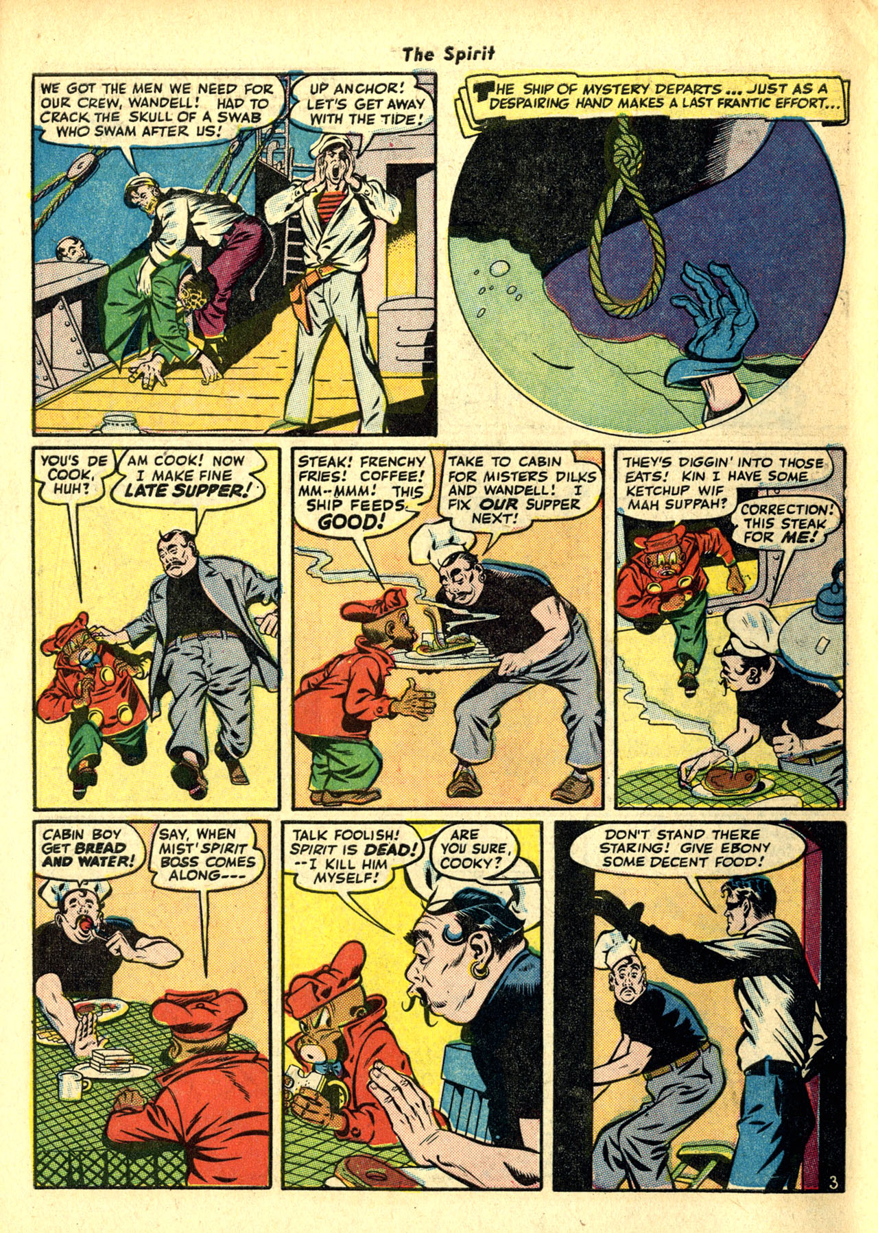 Read online The Spirit (1944) comic -  Issue #7 - 44