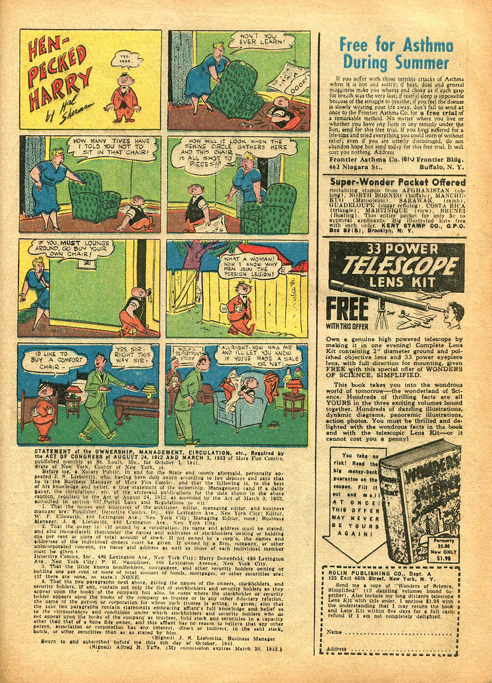 Read online More Fun Comics comic -  Issue #82 - 55