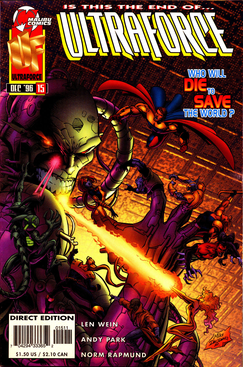 Read online UltraForce (1995) comic -  Issue #15 - 1