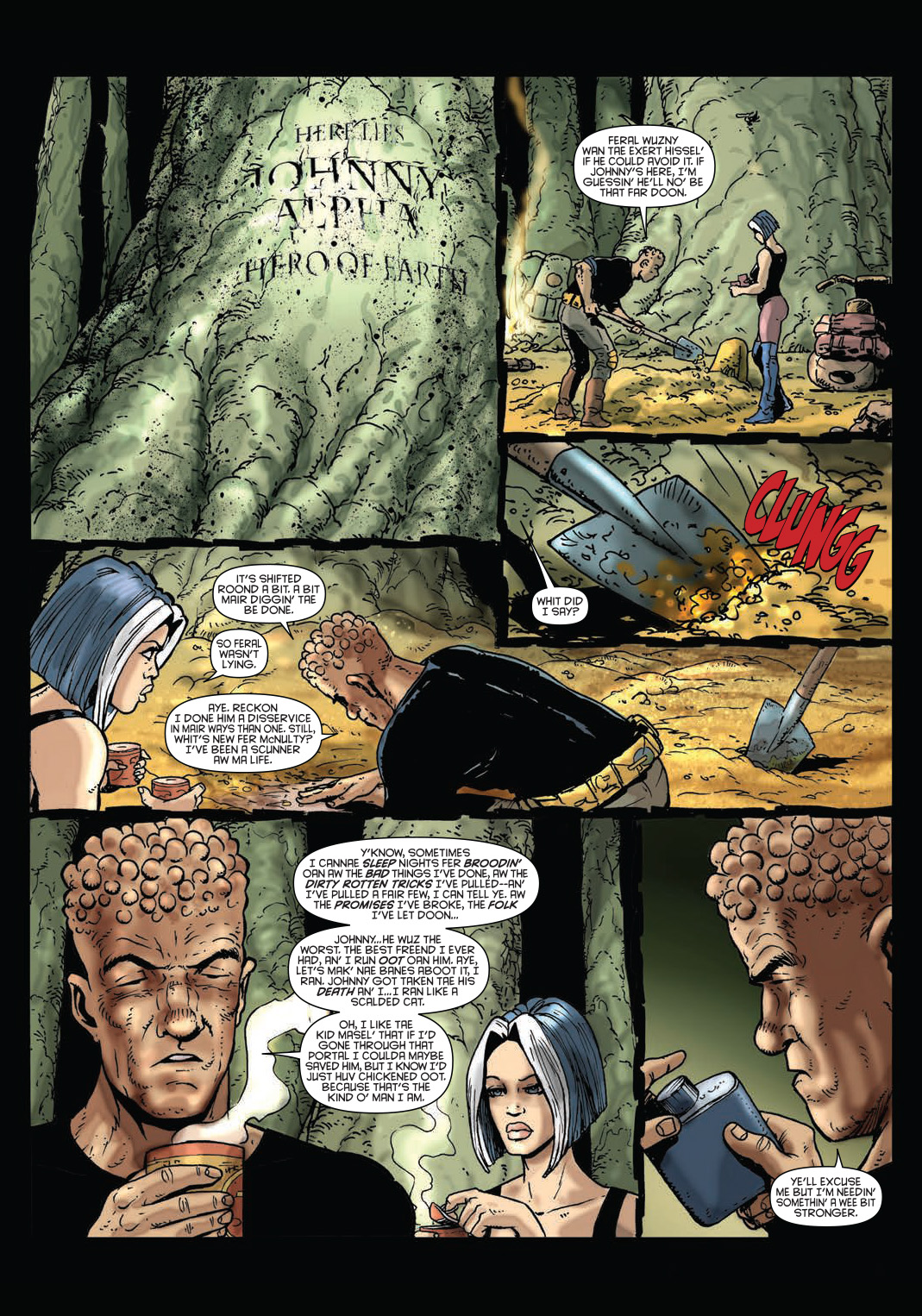 Read online Strontium Dog: The Life and Death of Johnny Alpha: The Project comic -  Issue # TPB - 61