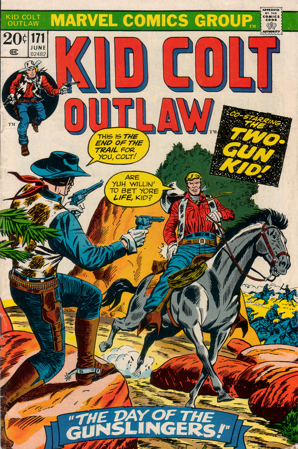 Read online Kid Colt Outlaw comic -  Issue #171 - 1