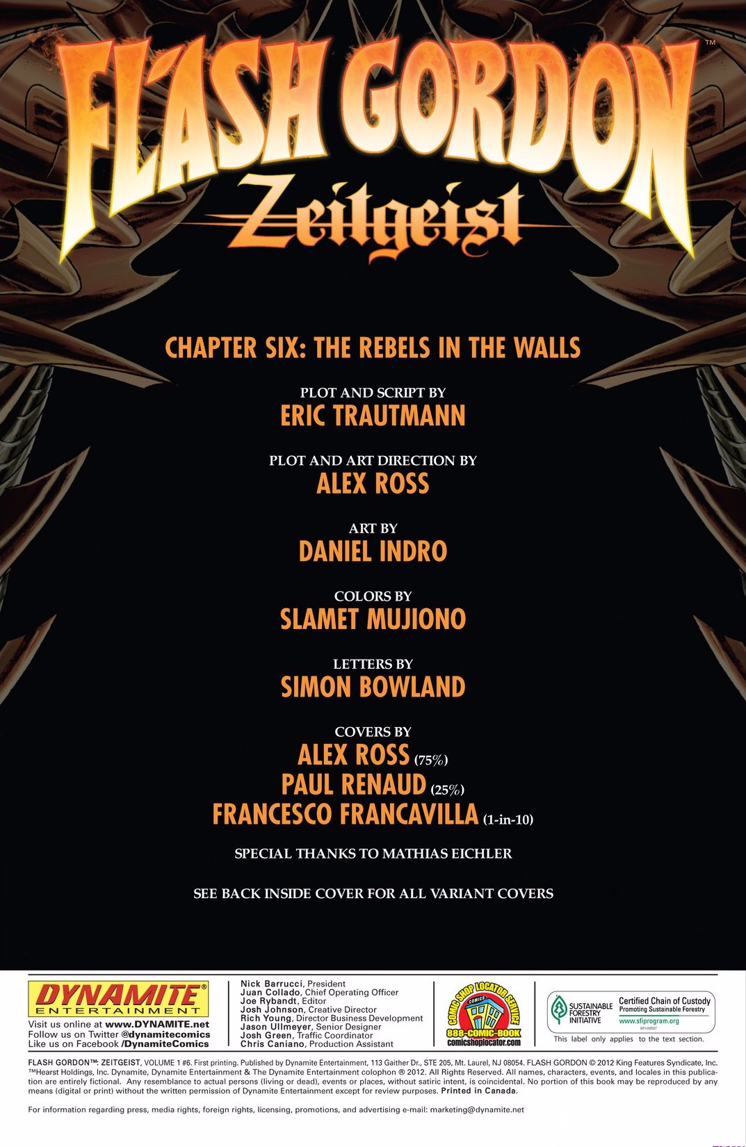 Read online Flash Gordon: Zeitgeist comic -  Issue # TPB - 136