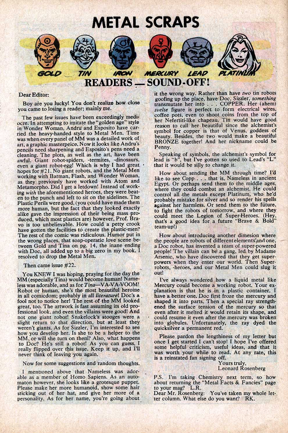 Metal Men (1963) Issue #24 #24 - English 10