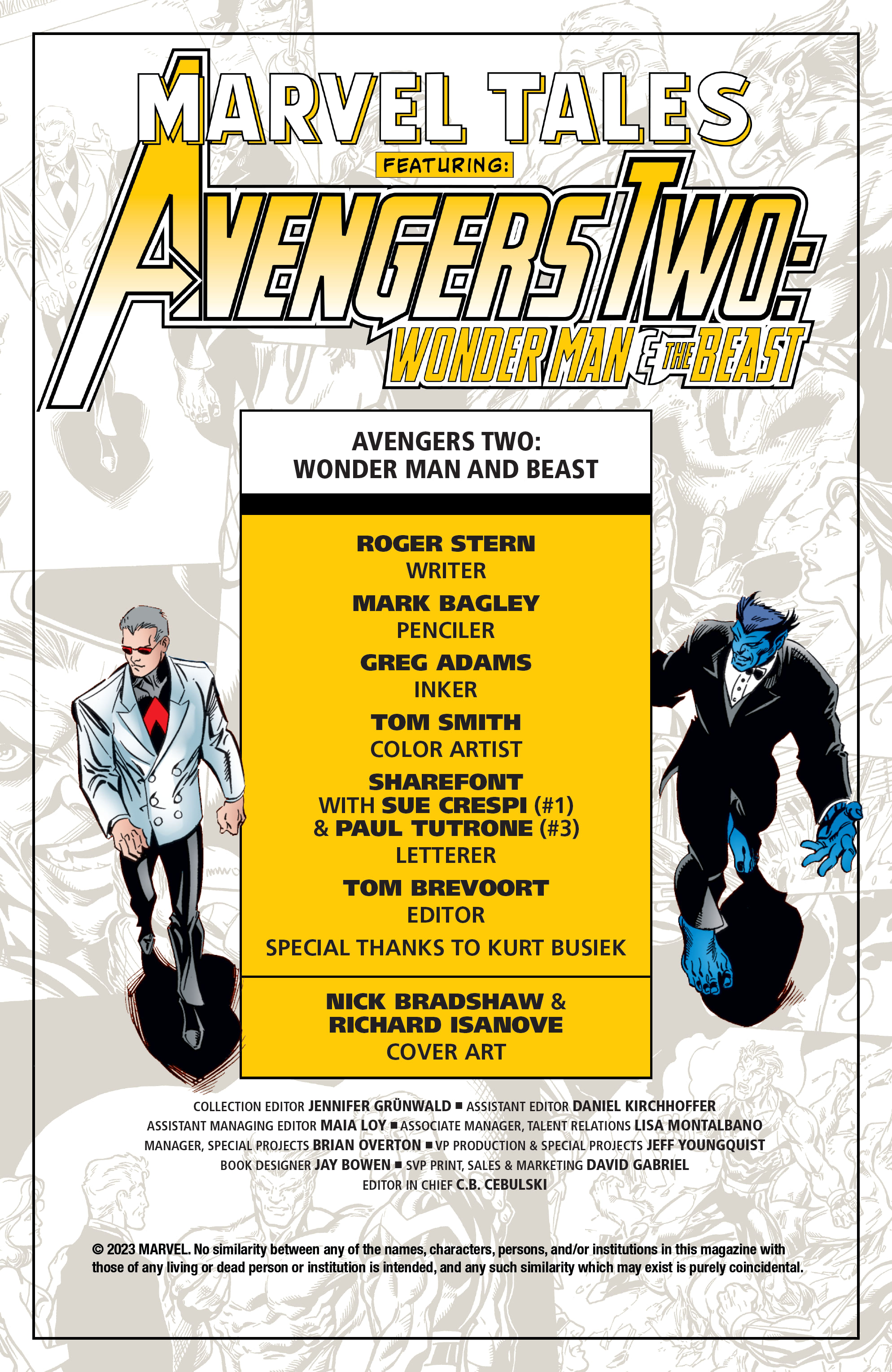 Read online Avengers Two: Wonder Man And Beast - Marvel Tales comic -  Issue #1 - 2
