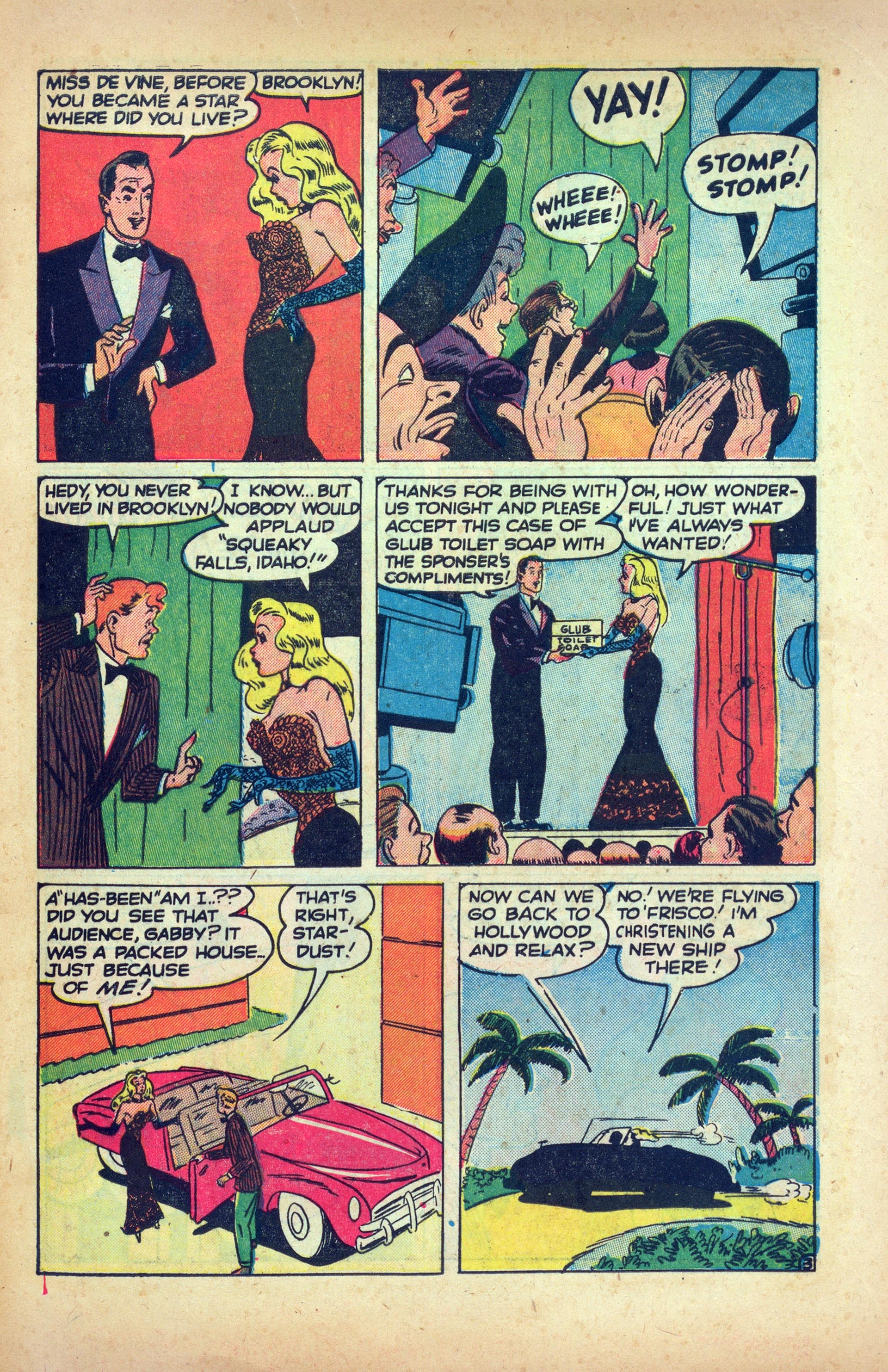 Read online Hedy Of Hollywood Comics comic -  Issue #43 - 5